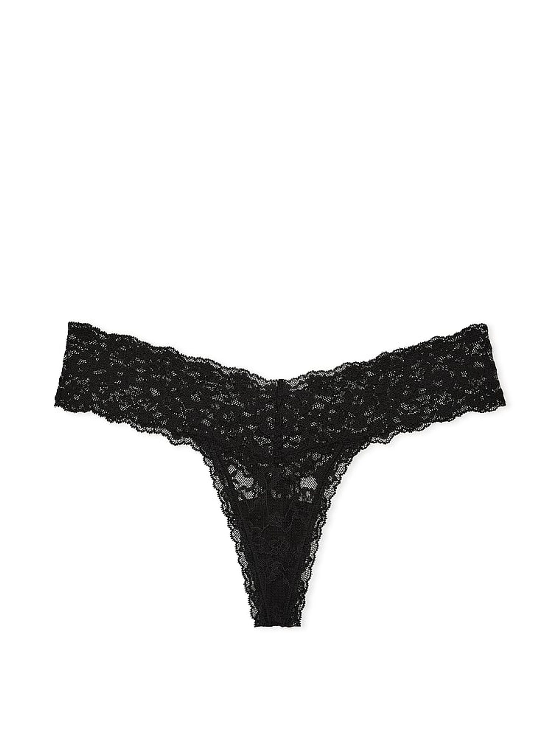 Purple/Black/Red/Pink/Leopard Thong 7 Pack Knickers - Image 2 of 3