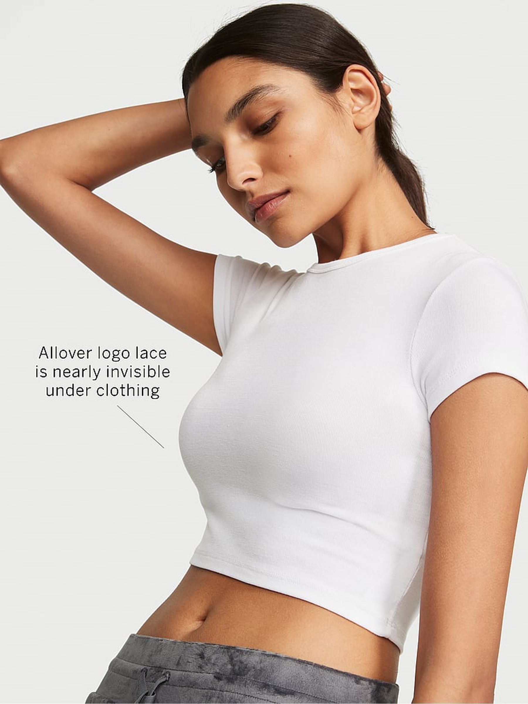 Black Lace Icon Push Up Demi Bra - Image 3 of 3