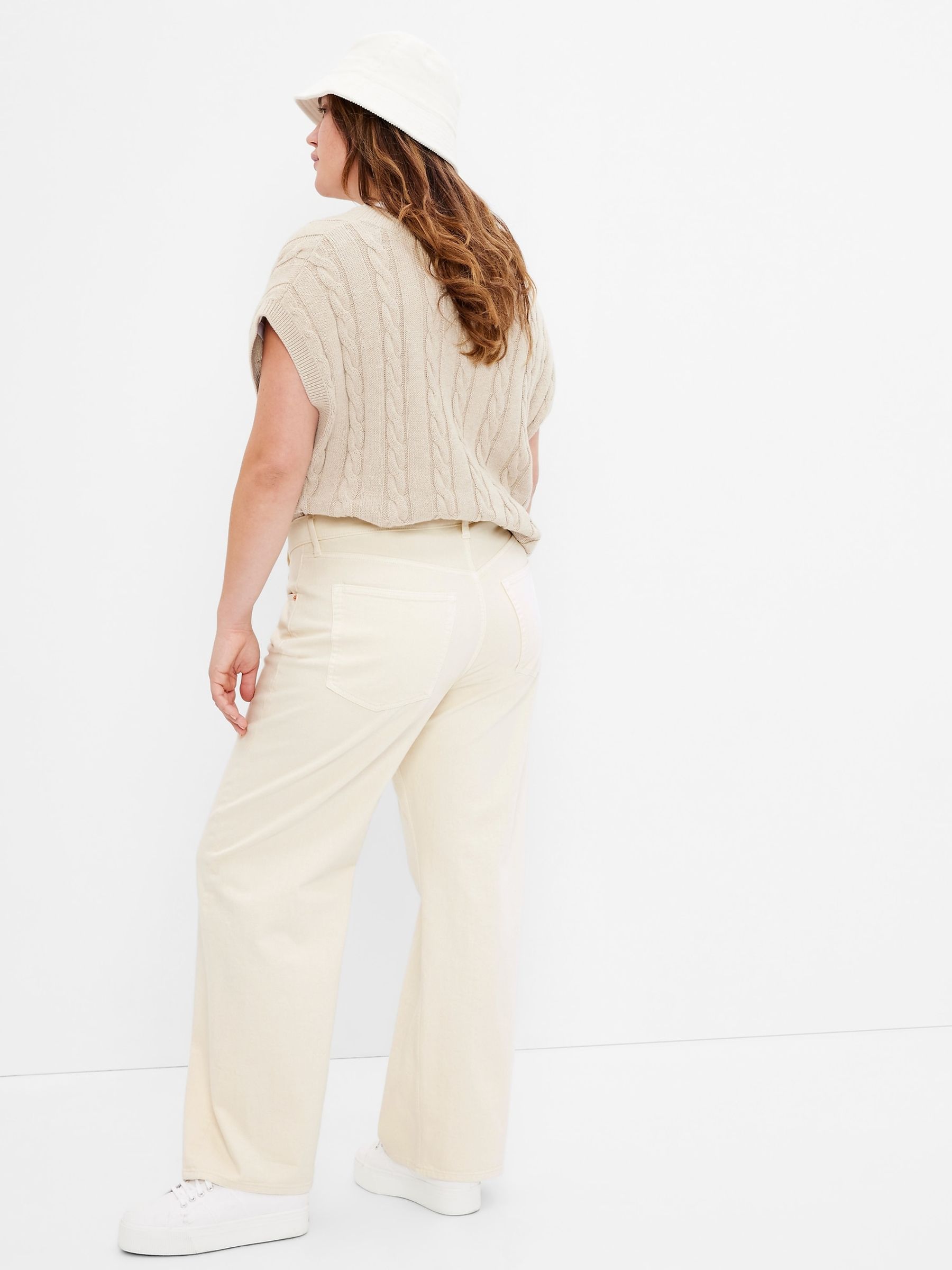 Cream Low Rise Jeans - Image 2 of 5