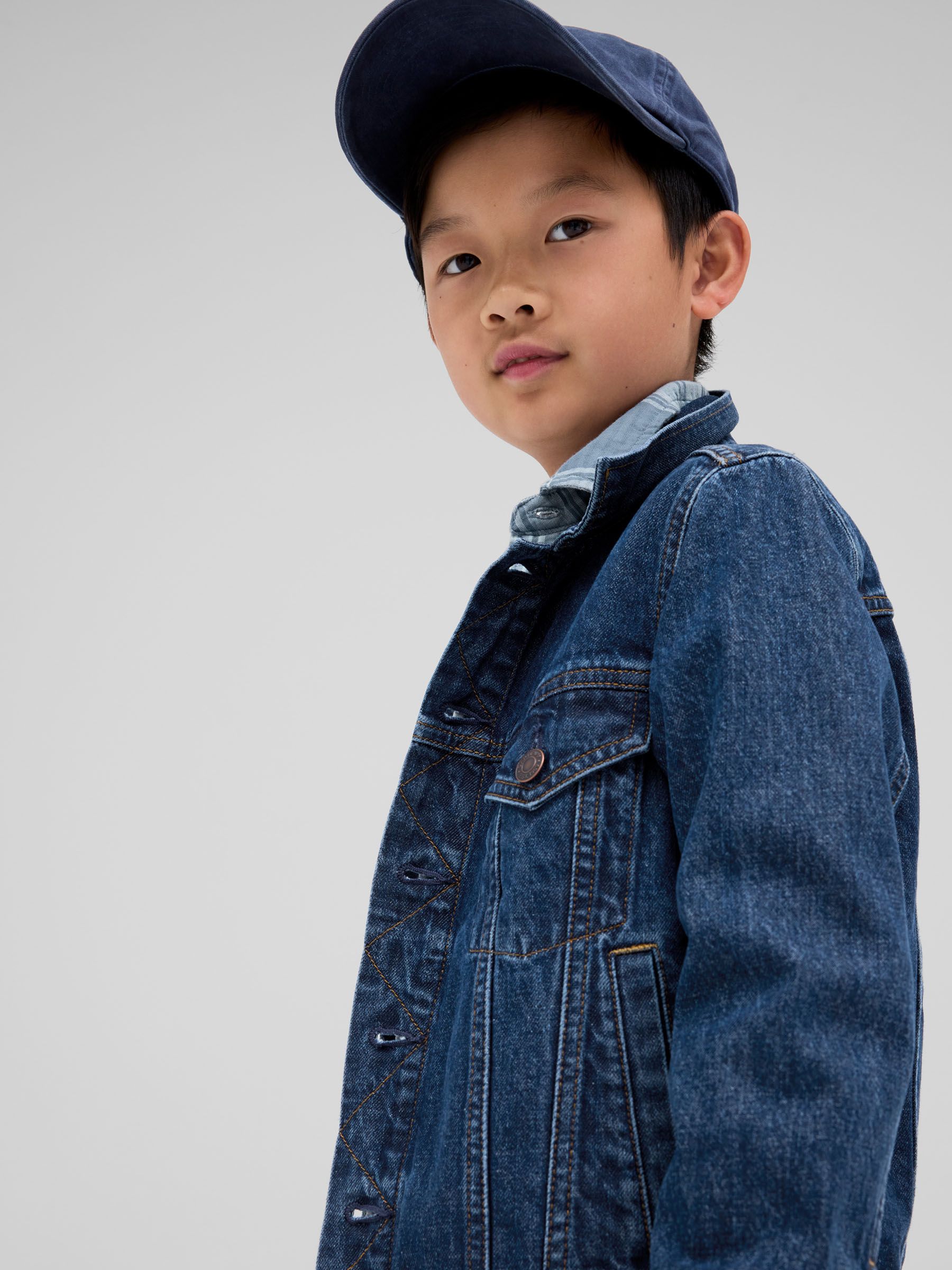 Blue Icon Denim Jacket (4-12yrs) - Image 2 of 3