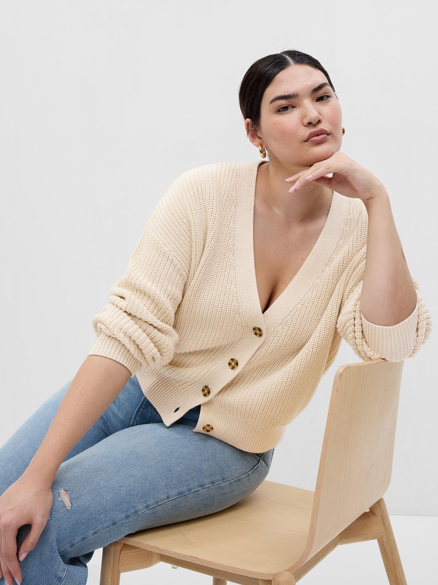 Shaker-Stitch Cardigan - Image 1 of 5