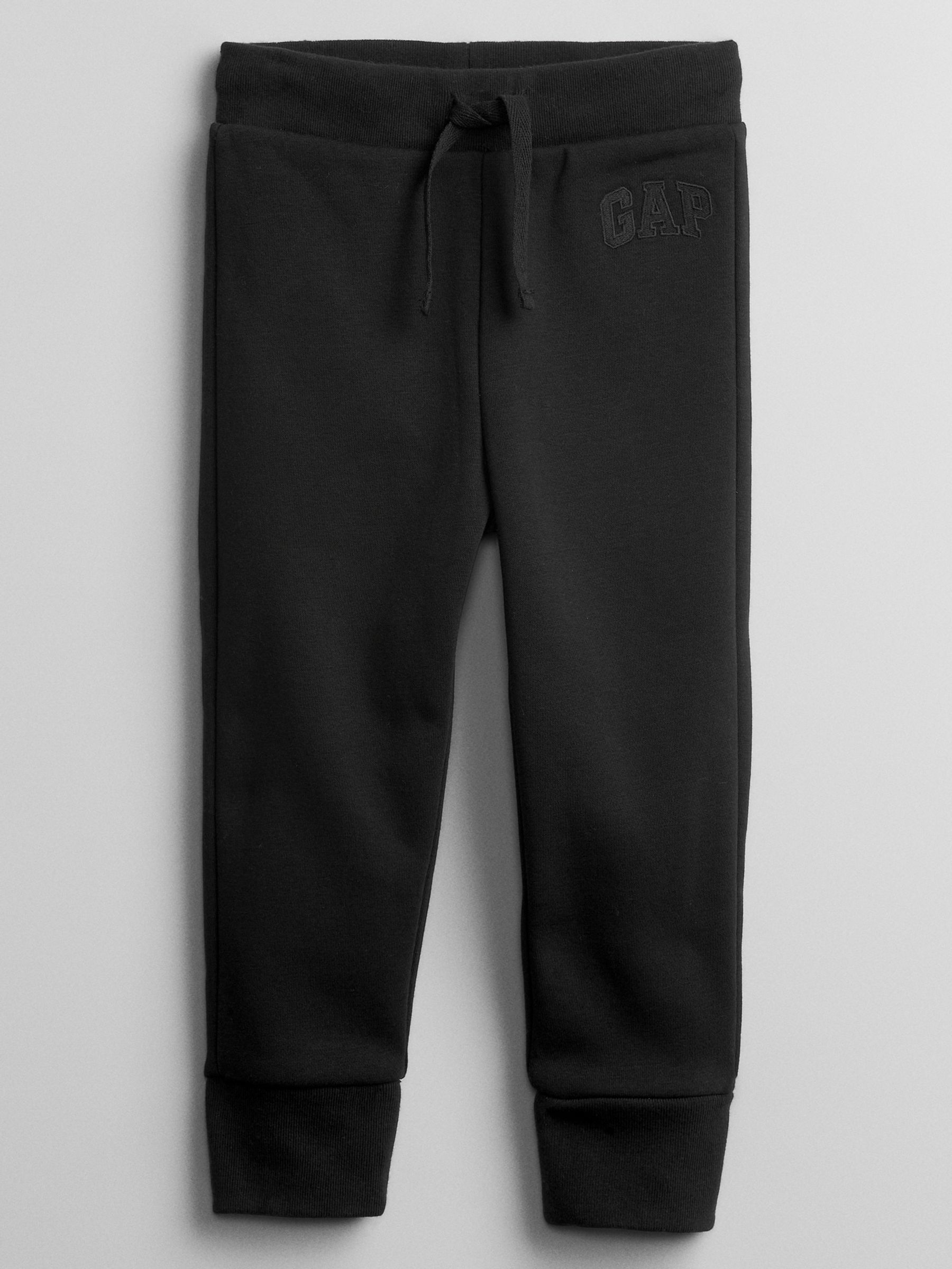 Black Logo Pull On Fleece-Lined Joggers (Newborn-5yrs) - Image 6 of 6