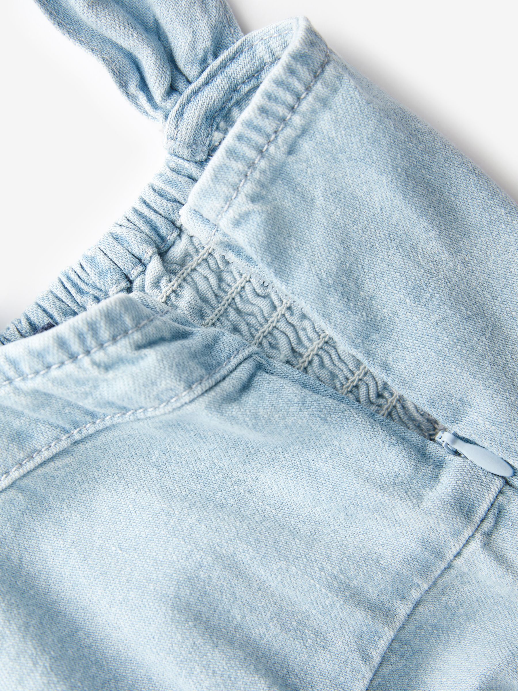 Blue Sweetheart Denim Sleeveless Mini Dress - Image 5 of 5