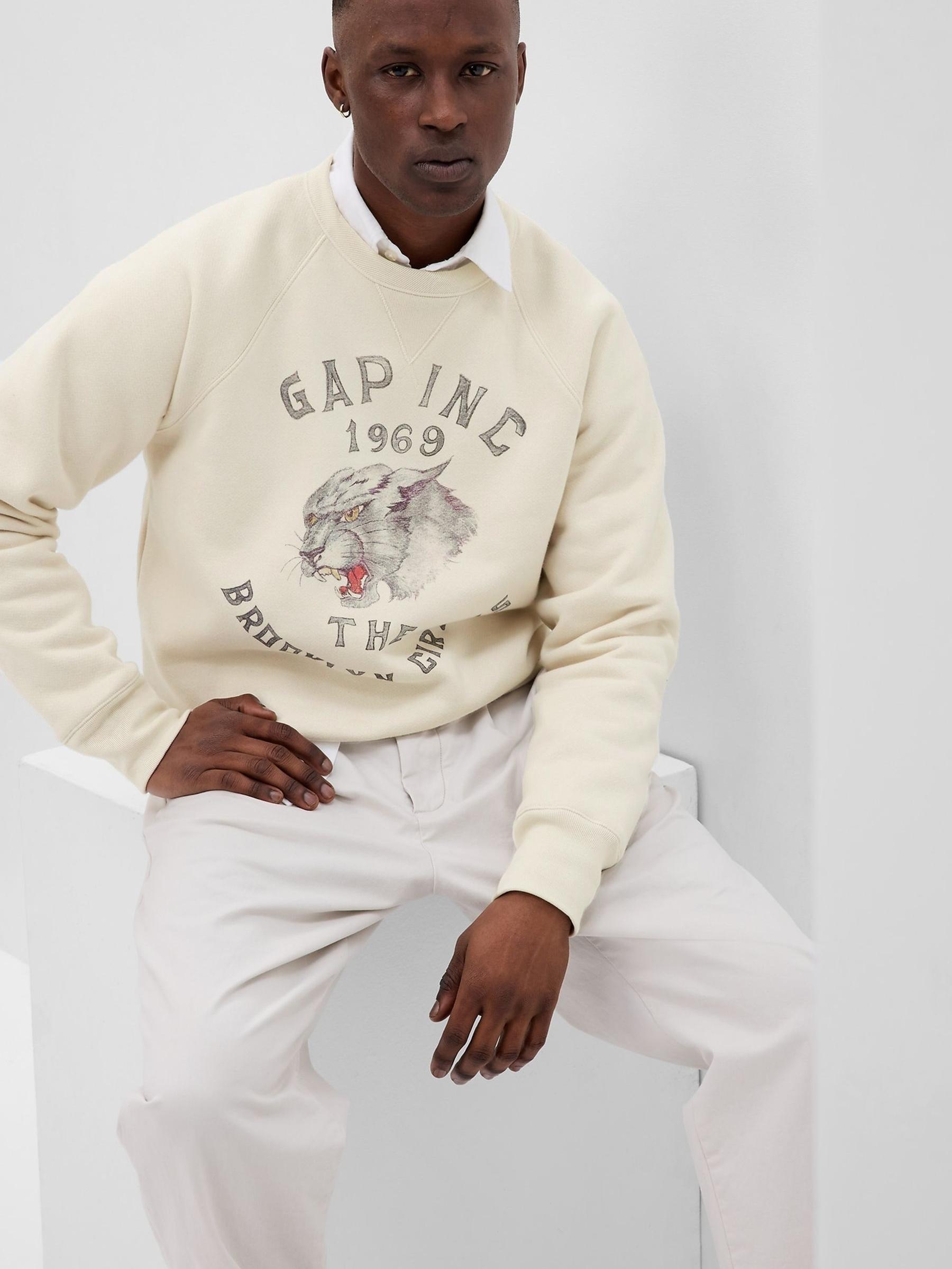 Cream The Brooklyn Circus Logo Crewneck Sweatshirt - Image 3 of 4