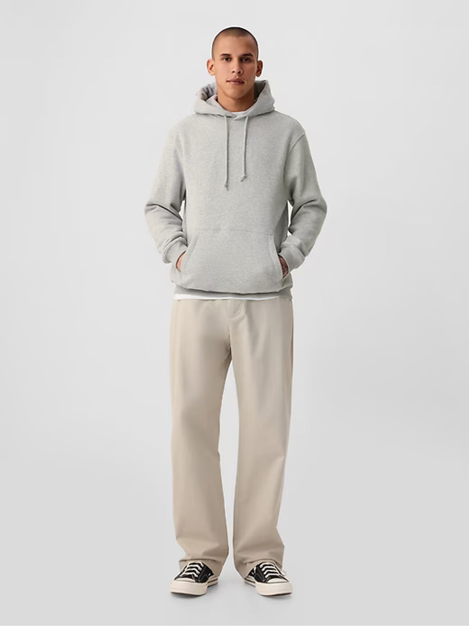 Light Grey Vintage Soft Hoodie - Image 3 of 5