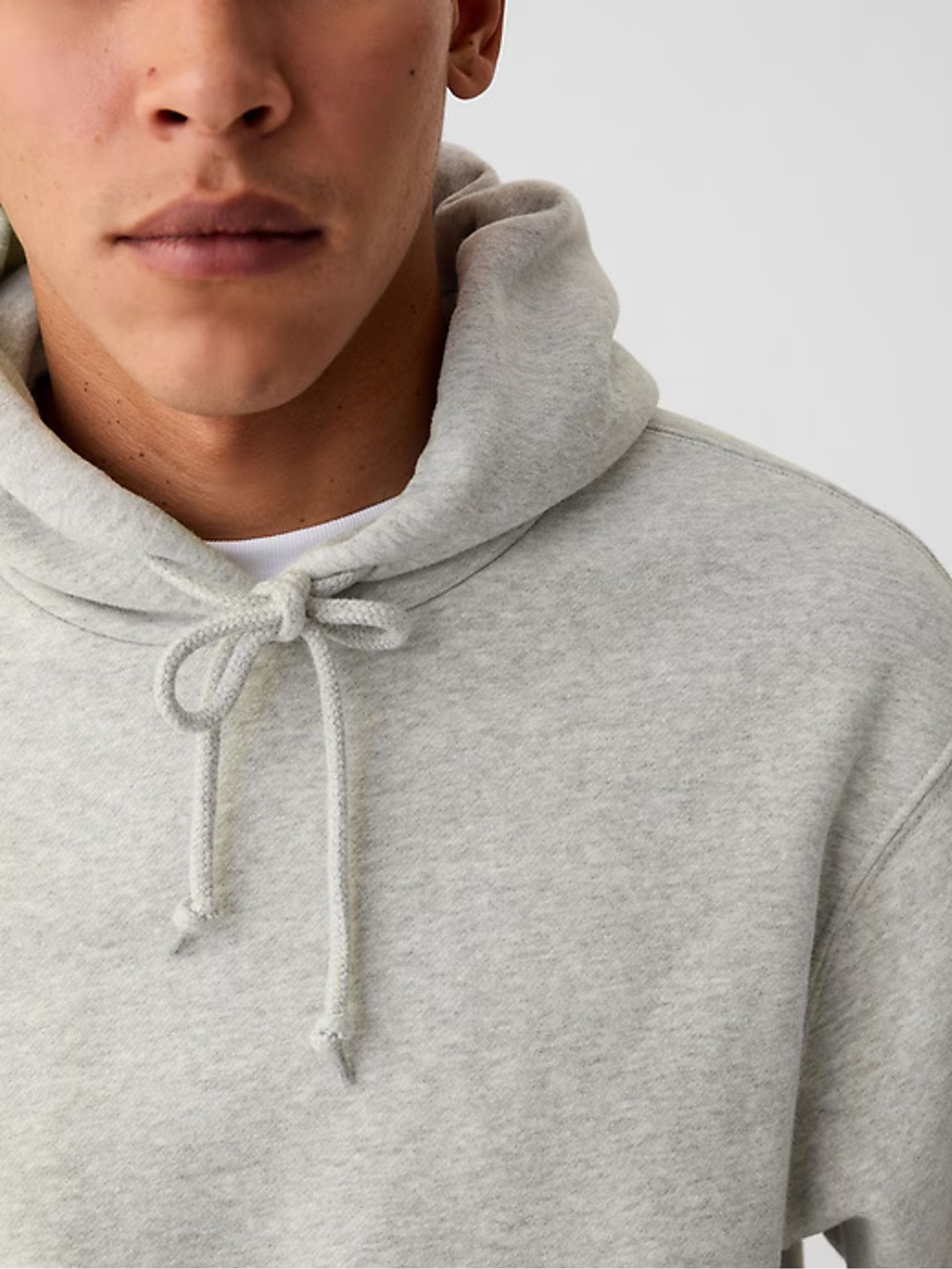 Light Grey Vintage Soft Hoodie - Image 4 of 5