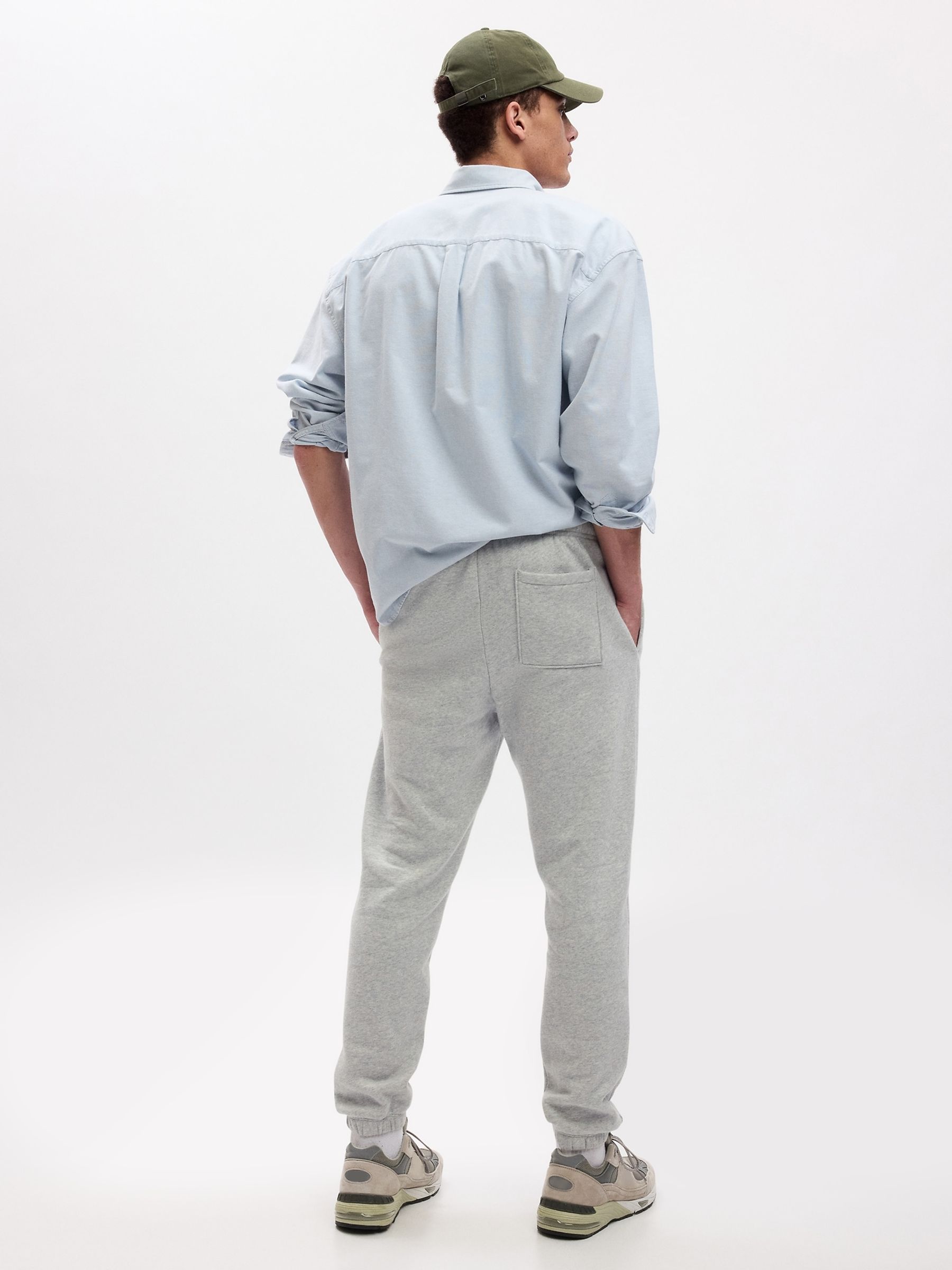 Grey Vintage Soft Fleece-Lined Joggers - Image 6 of 8