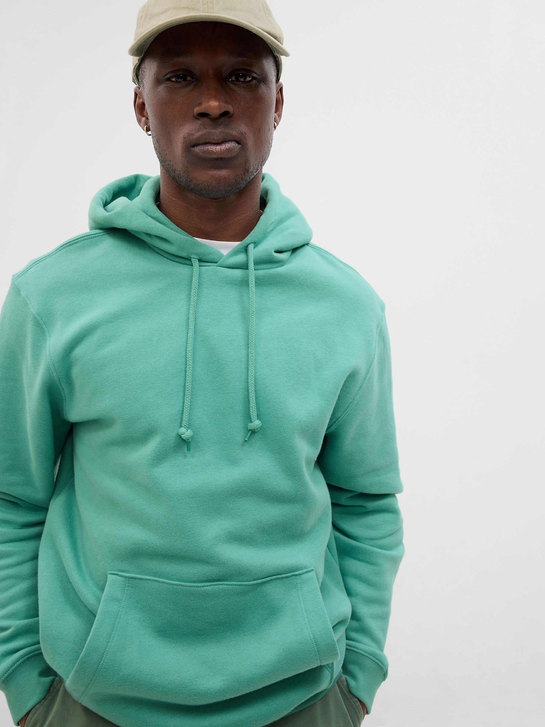 Green Drawstring Hoodie - Image 1 of 1