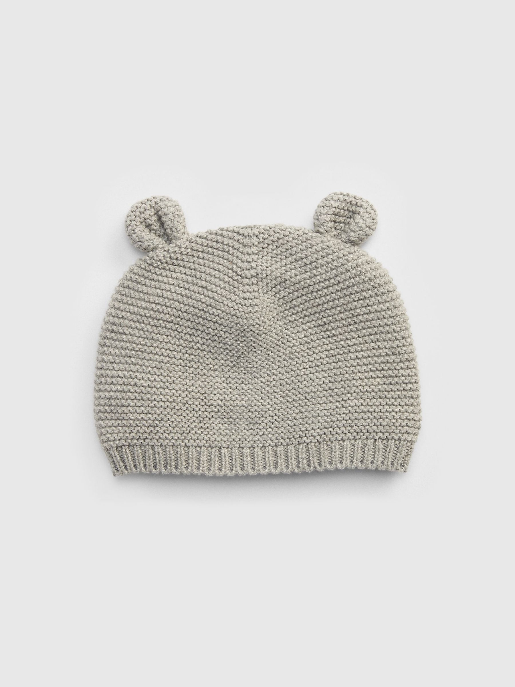Grey Brannan Bear Soft Knit Beanie Hat (Newborn-24mths) - Image 1 of 1