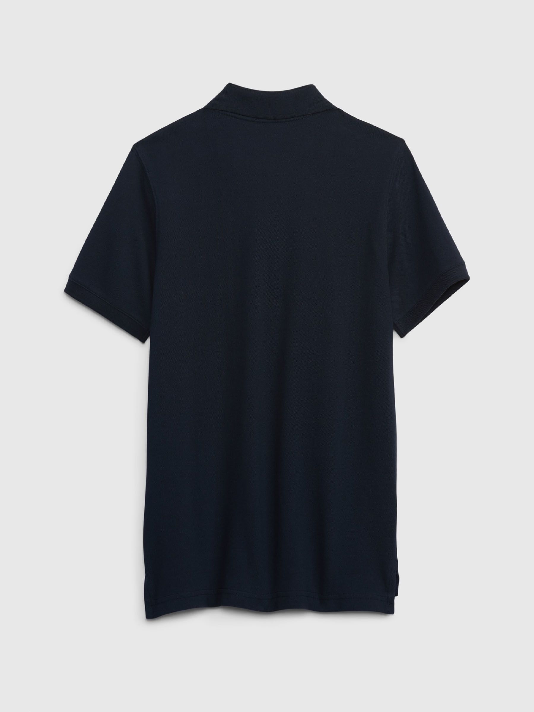Navy Blue Logo Short Sleeve Polo Shirt (4-13yrs) - Image 2 of 2