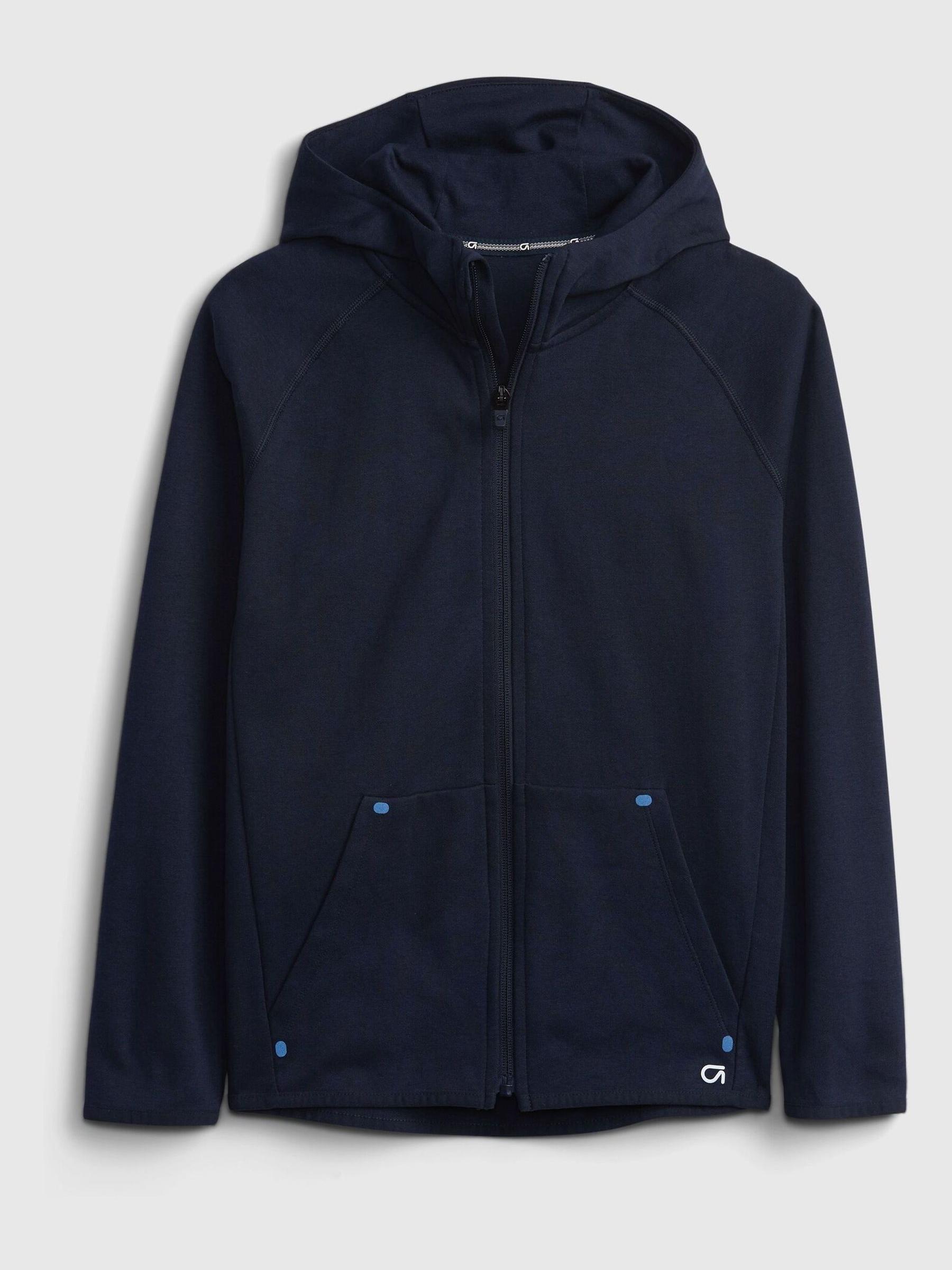 Navy Blue Fit Tech Performance Hoodie - Image 1 of 1
