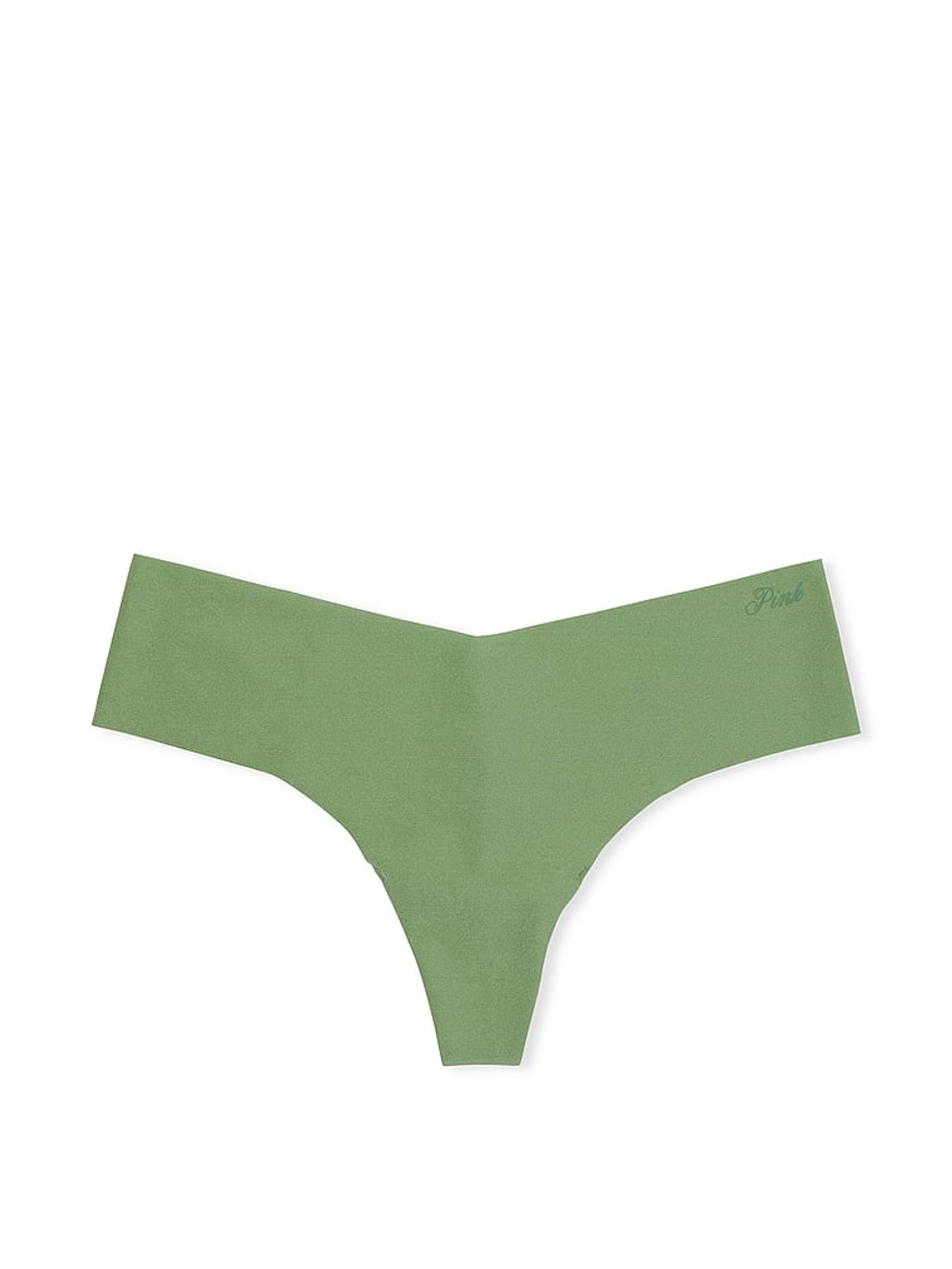 Wild Grass Green No Show Thong Knickers1 - Image 3 of 3
