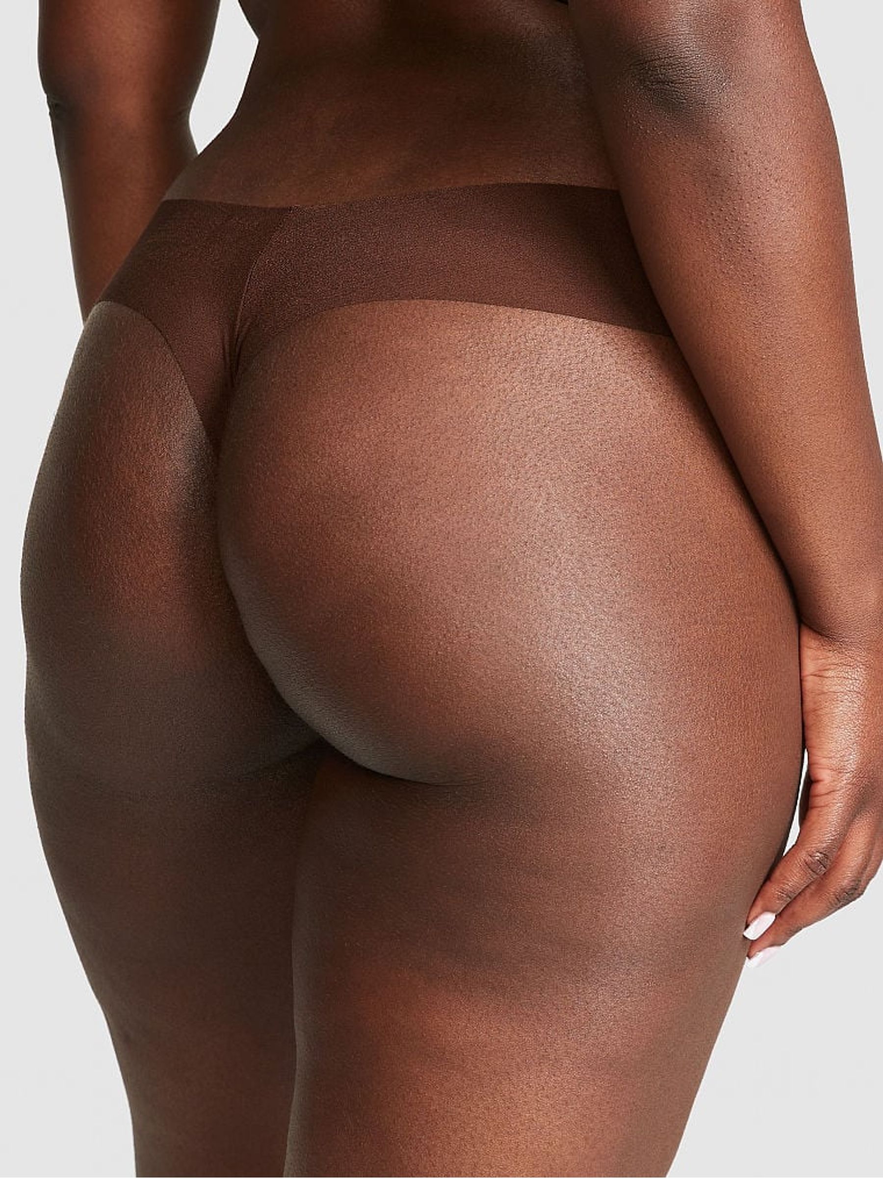 Ganache Nude No Show Thong Knickers - Image 2 of 3