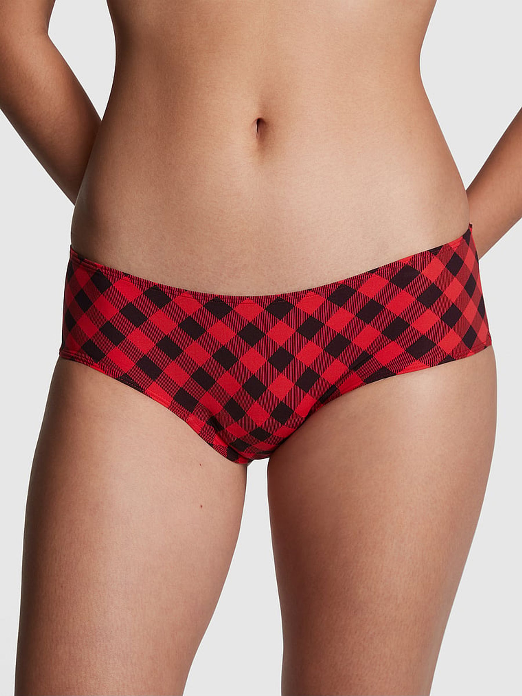 Red Pepper Tartan Hipster Period Pant Knickers - Image 1 of 1