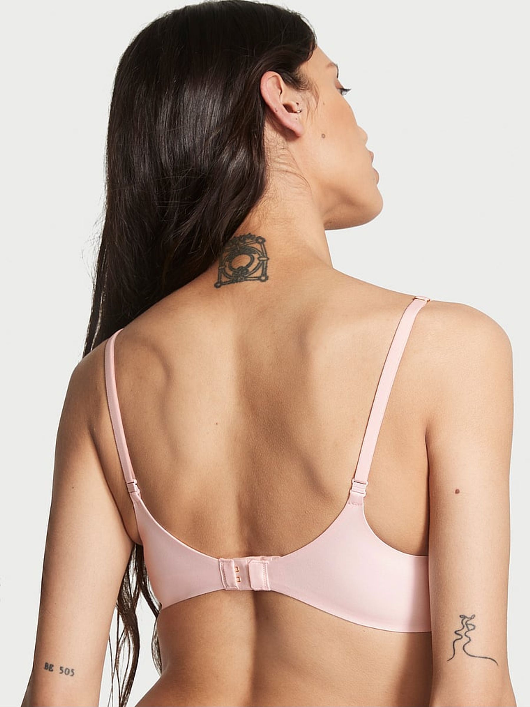 Purest Pink Smooth Non Wired Push Up Bra - Image 2 of 2