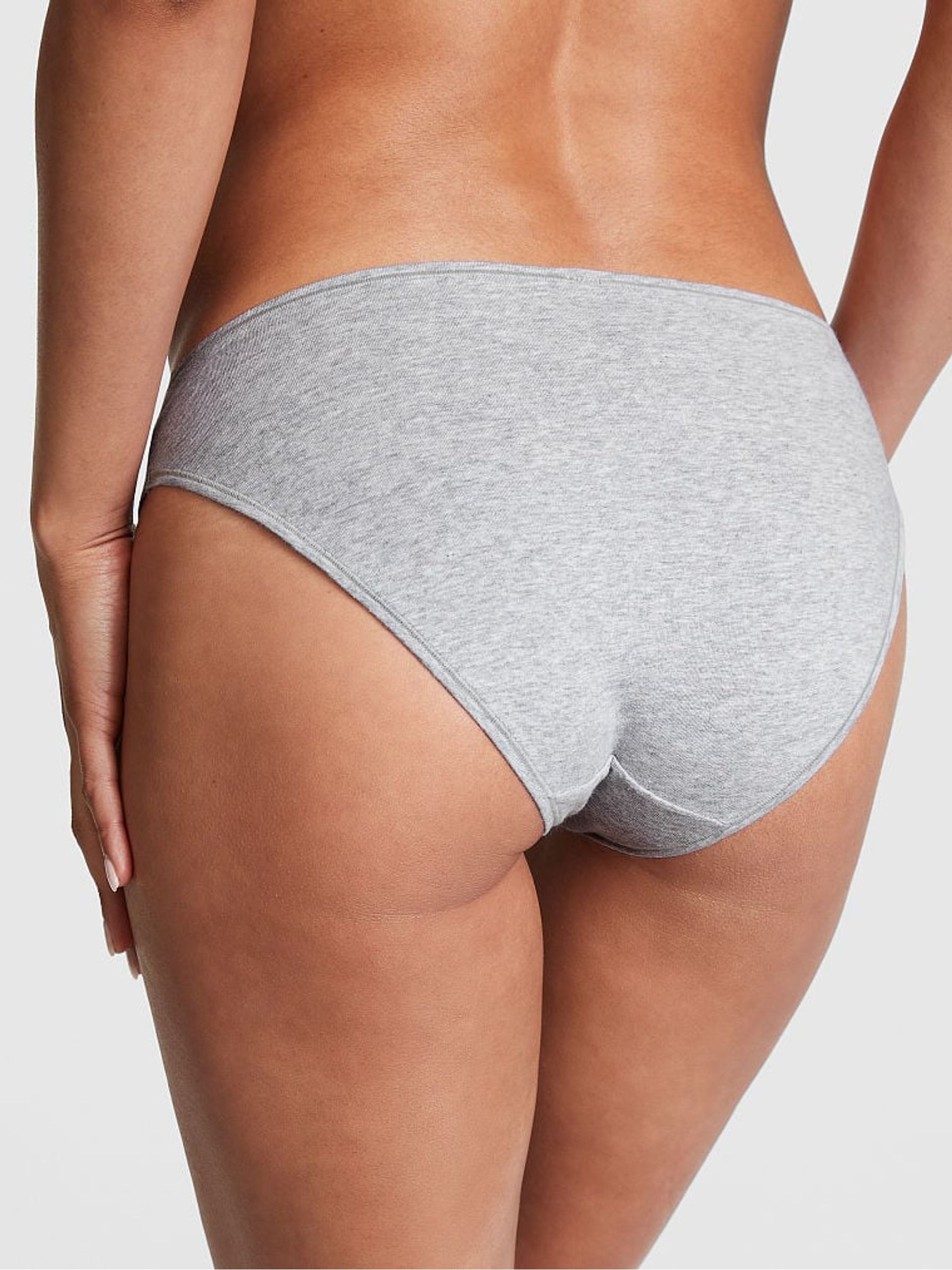 Medium Heather Grey Bikini Knickers - Image 2 of 4