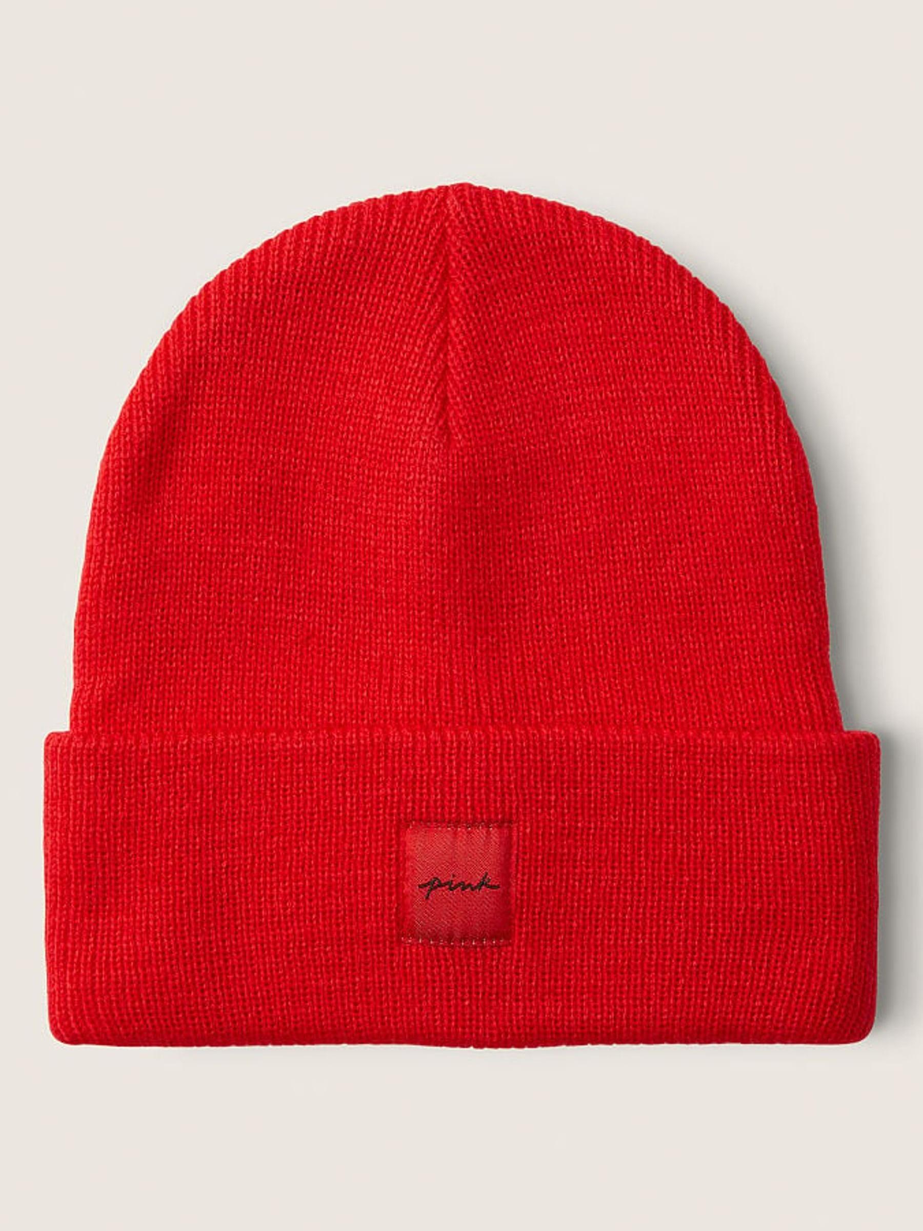 Red Pepper Rib Beanie Hat - Image 2 of 2