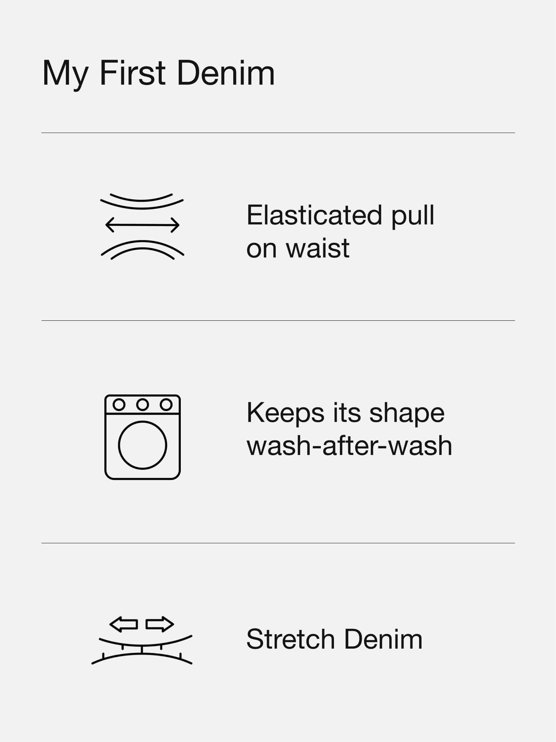 Mid Wash Blue Pull On Denim Jeggings (12mnths-5yrs) - Image 3 of 3