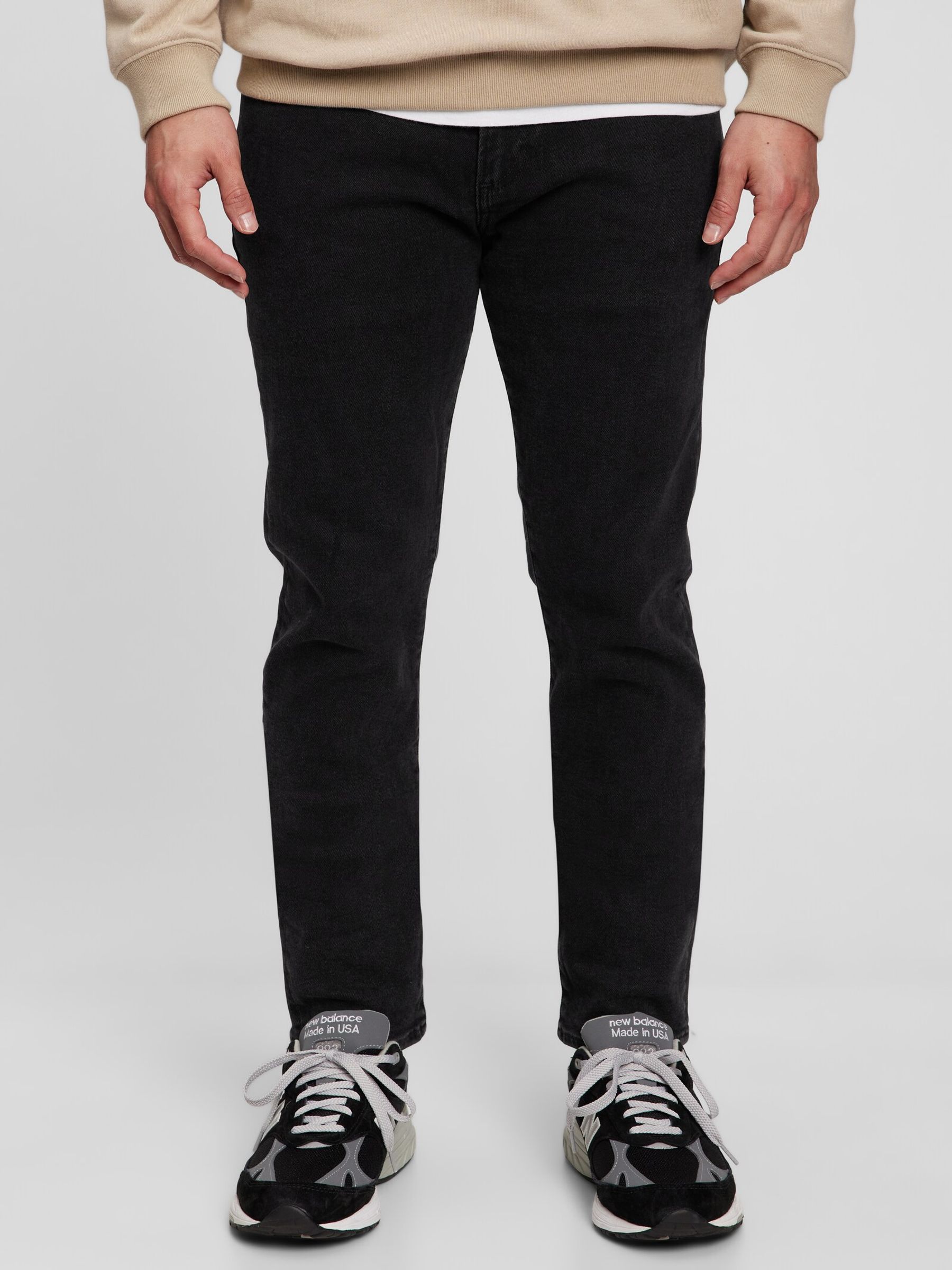 Black Skinny Comfort Stretch Jeans - Image 2 of 4