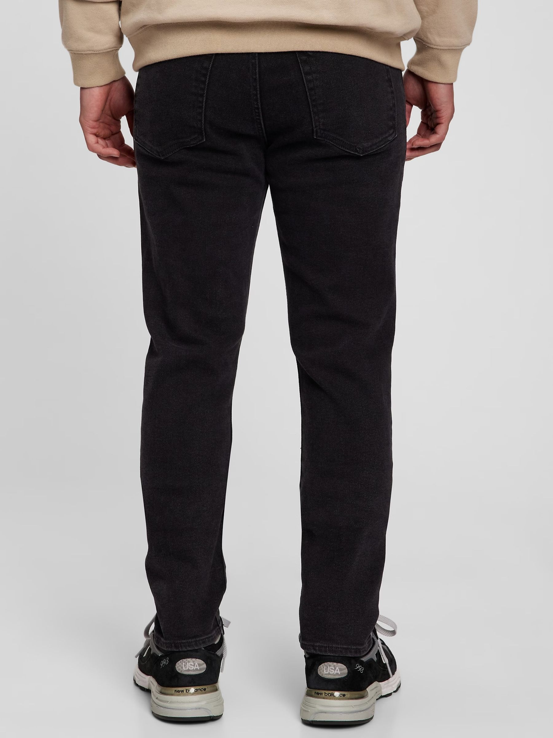 Black Skinny Comfort Stretch Jeans - Image 3 of 4
