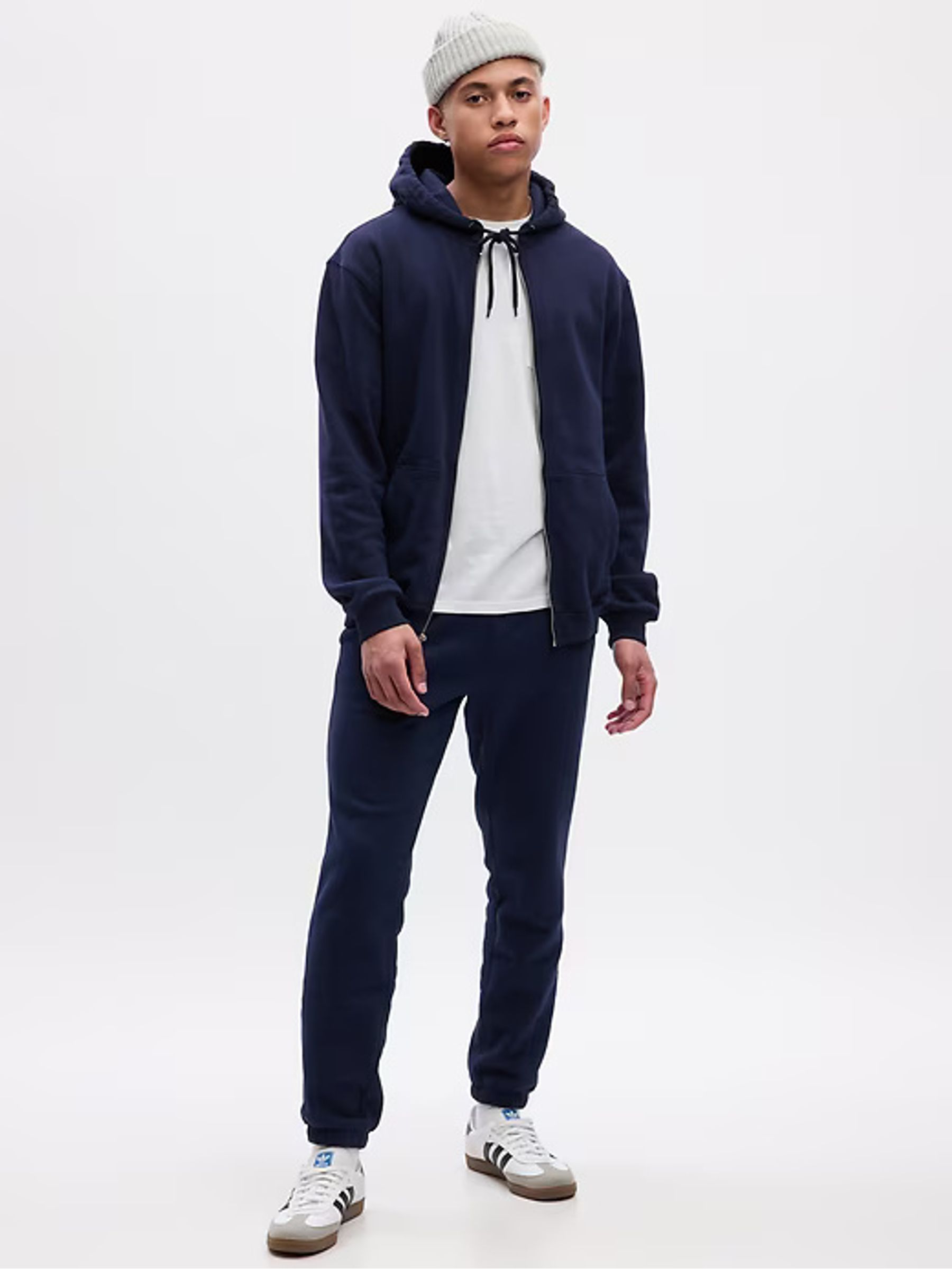 Blue Vintage Soft Fleece-Lined Joggers - Image 1 of 6