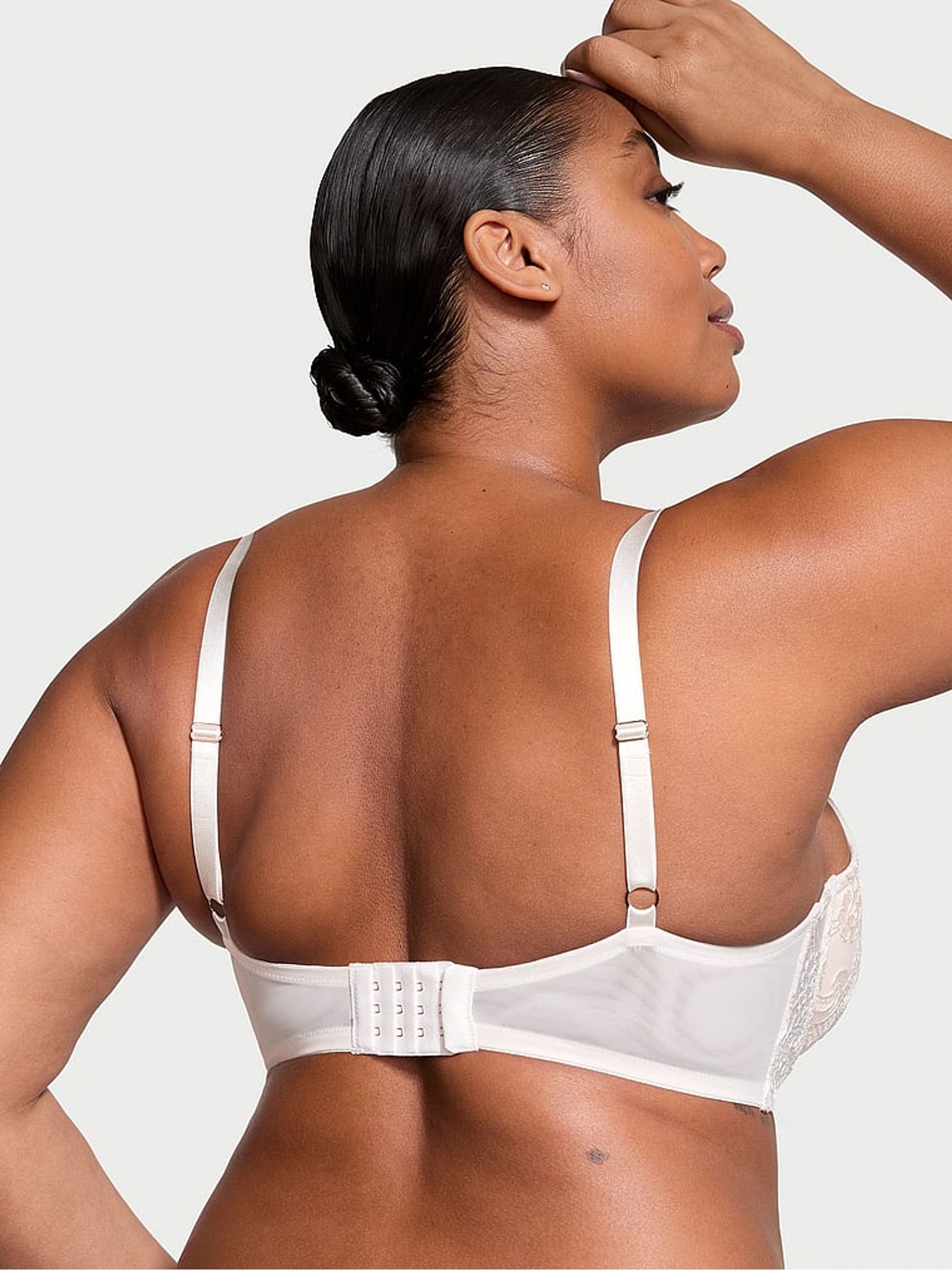 White Coconut Boho Floral Unlined Balcony Boho Floral Bra - Image 2 of 3