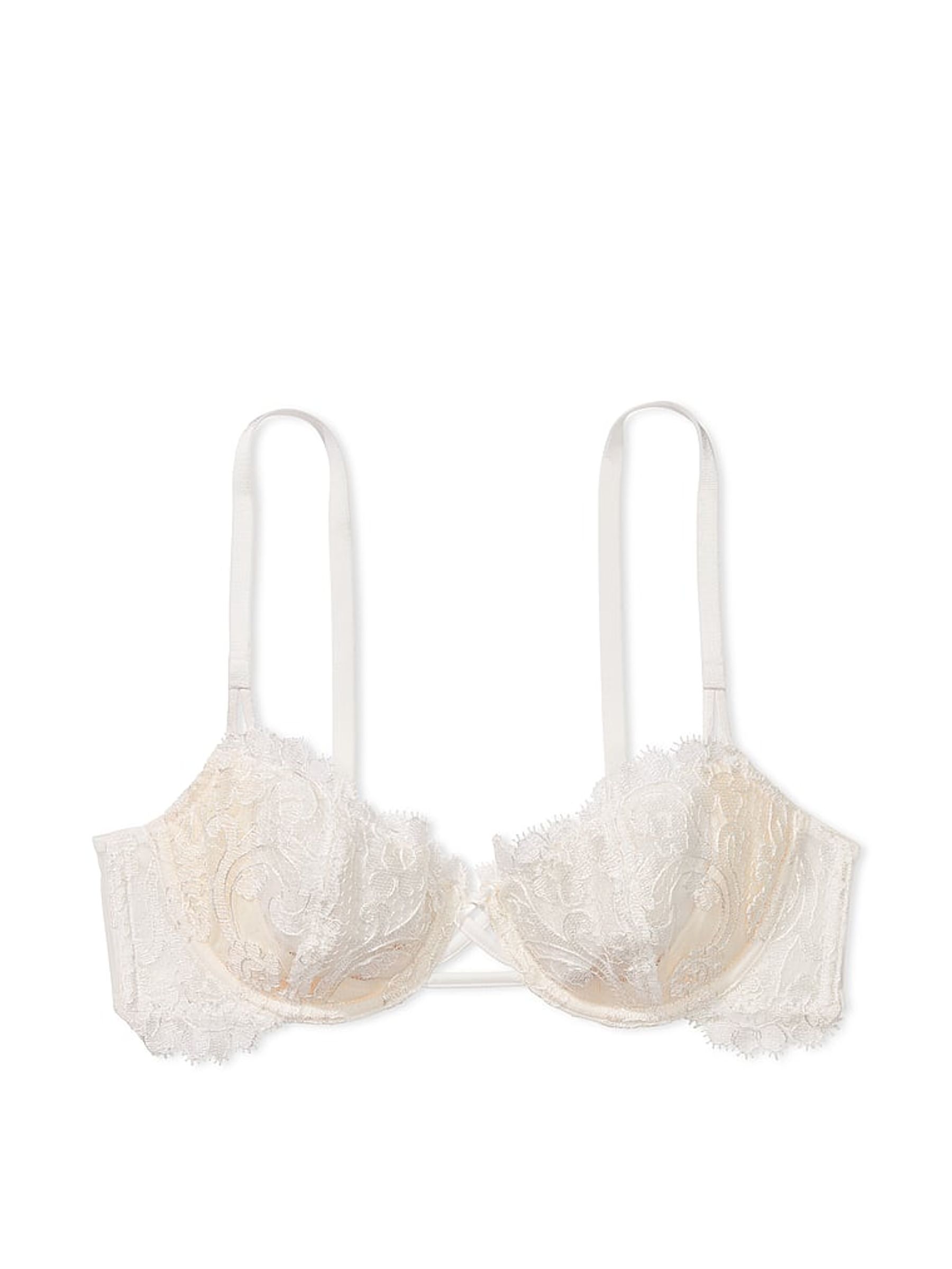 White Coconut Boho Floral Unlined Balcony Boho Floral Bra - Image 3 of 3