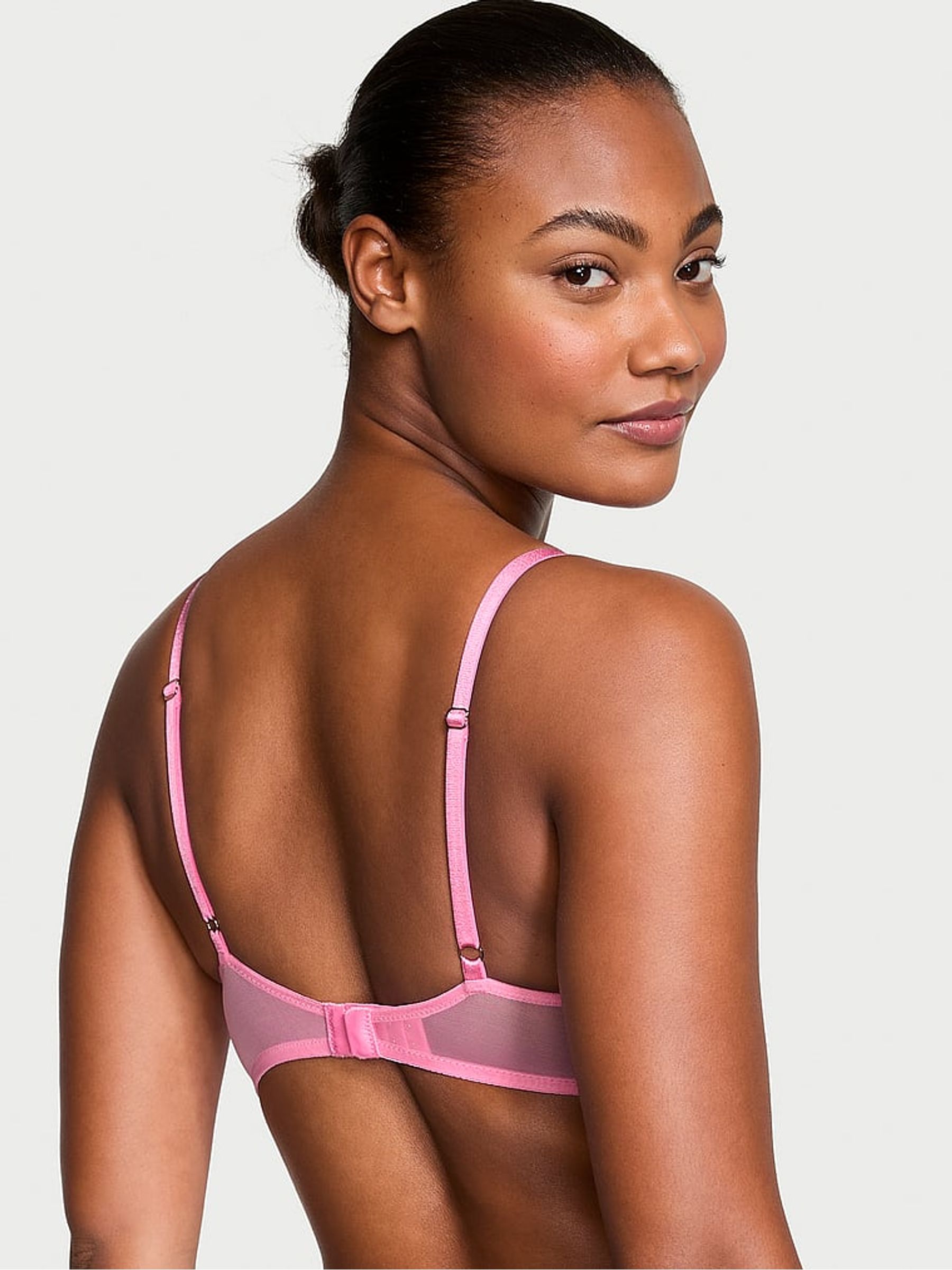 Pink Tickled Boho Floral Unlined Balcony Boho Floral Bra - Image 2 of 3