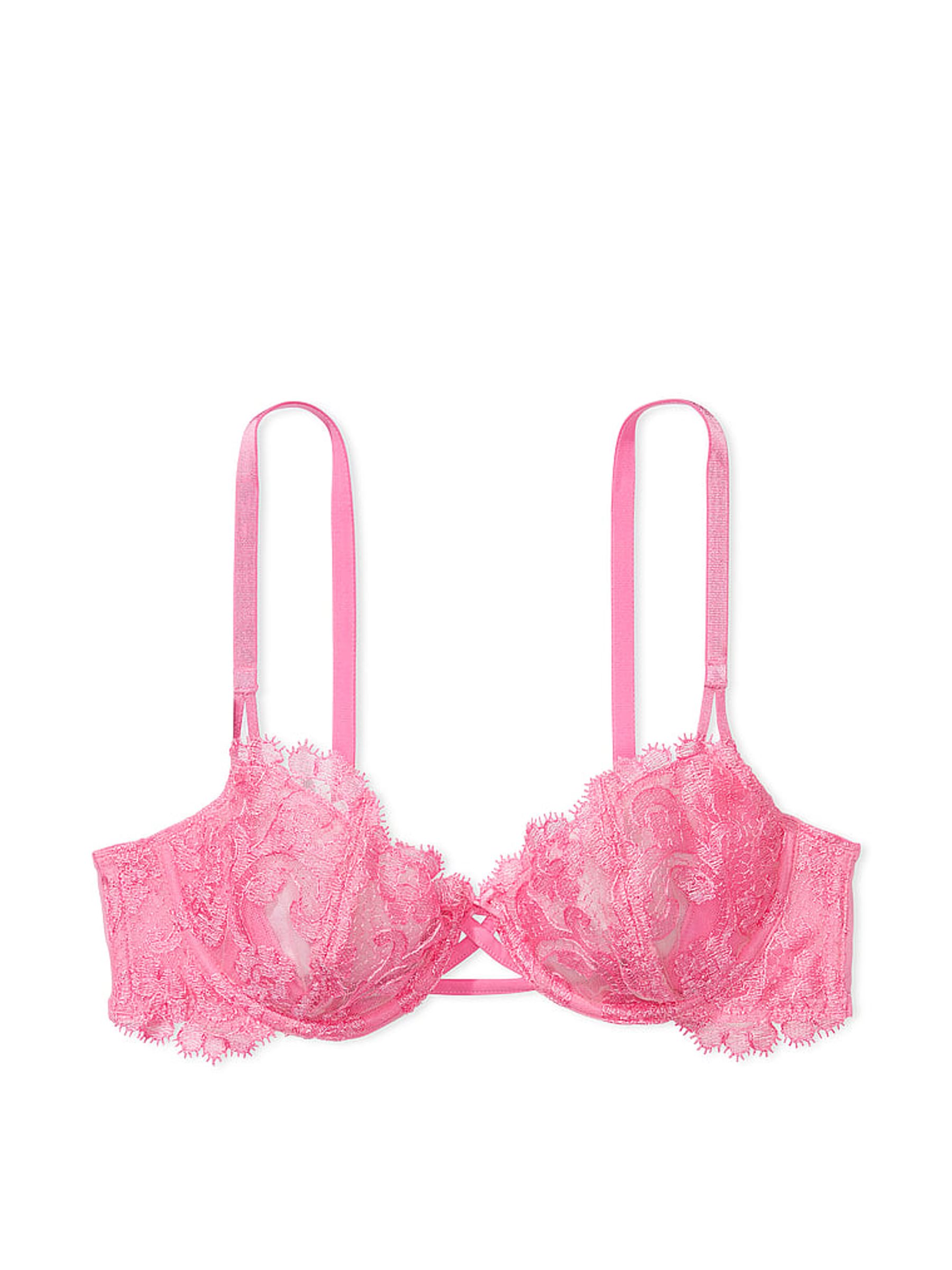 Pink Tickled Boho Floral Unlined Balcony Boho Floral Bra - Image 3 of 3