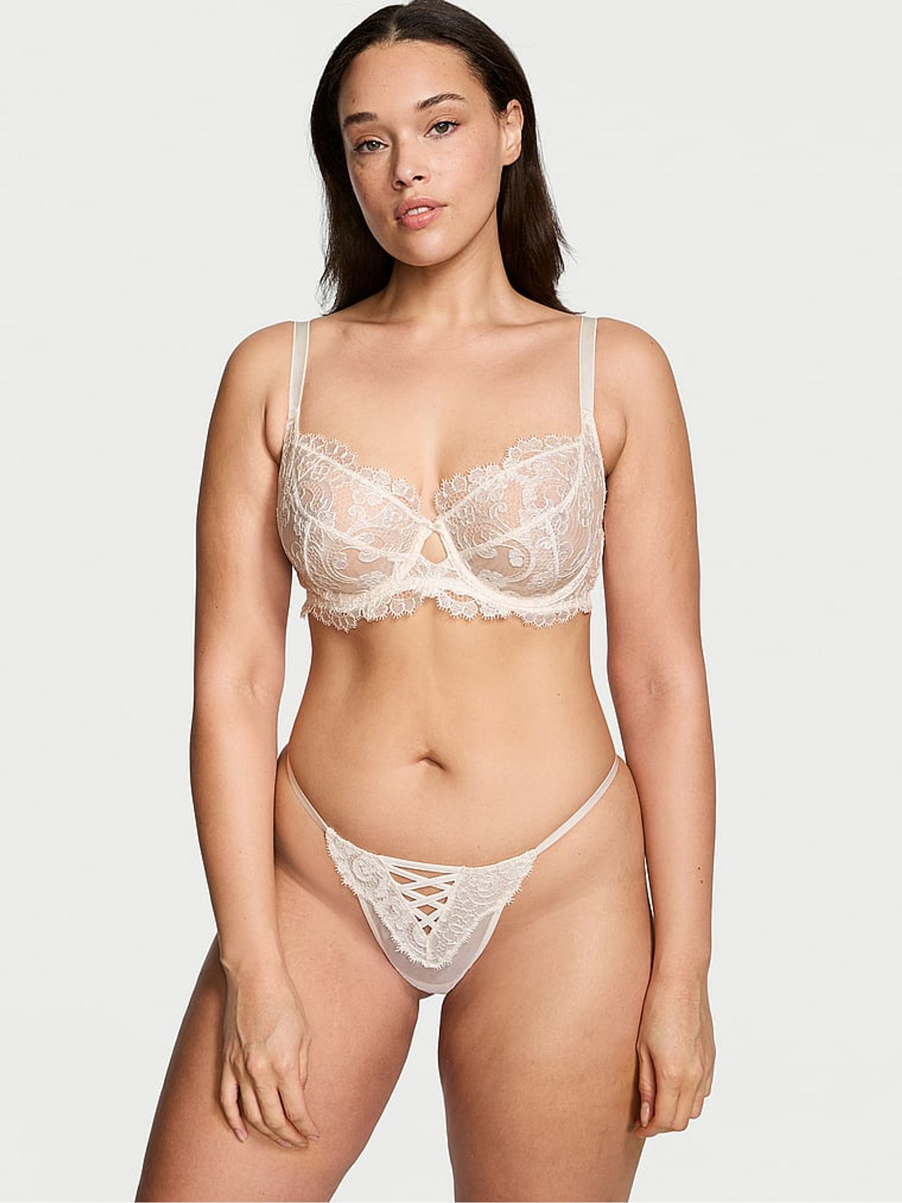 White Coconut Boho Floral Fuller Cup Boho Floral Bra - Image 3 of 4