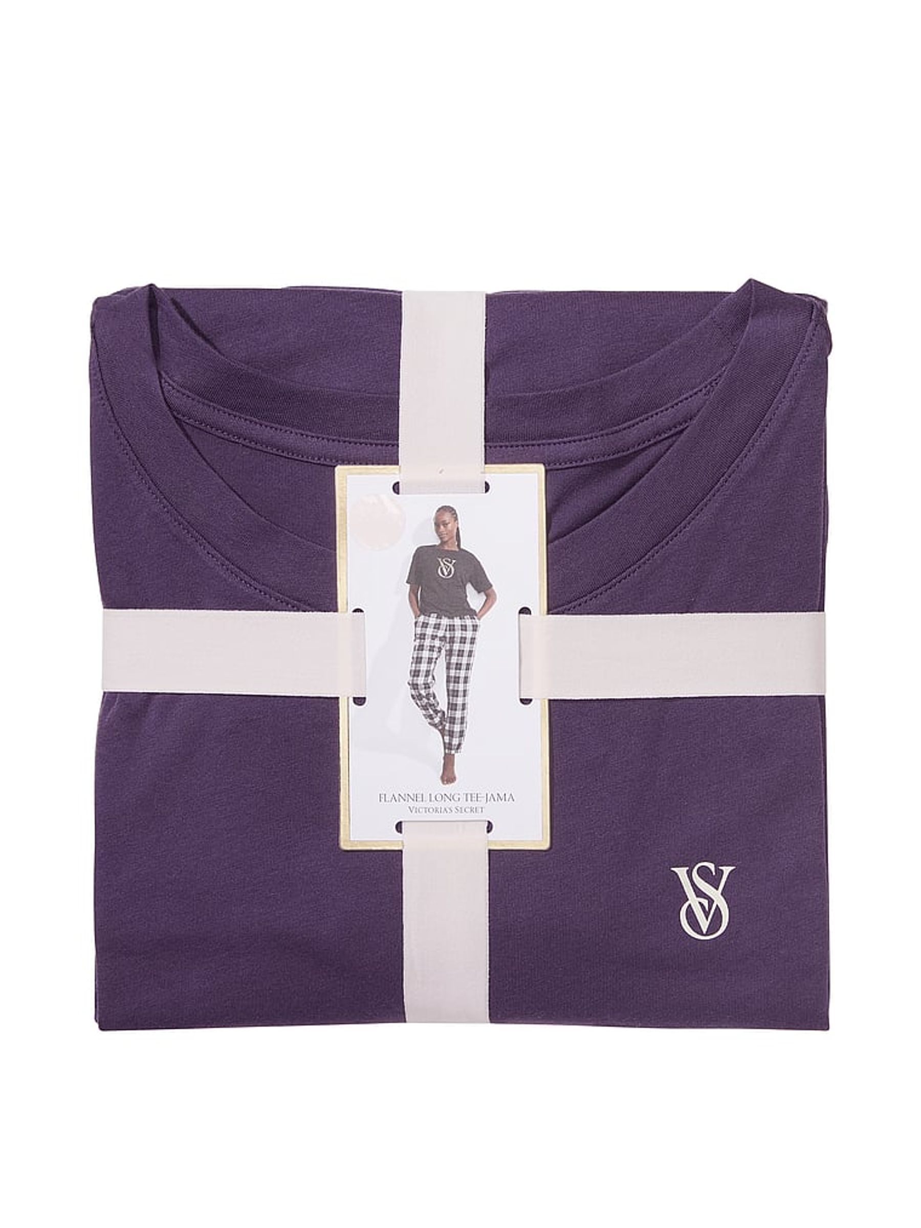 Valiant Purple Logo Pin Dot Long Cuffed Pyjamas - Image 4 of 4