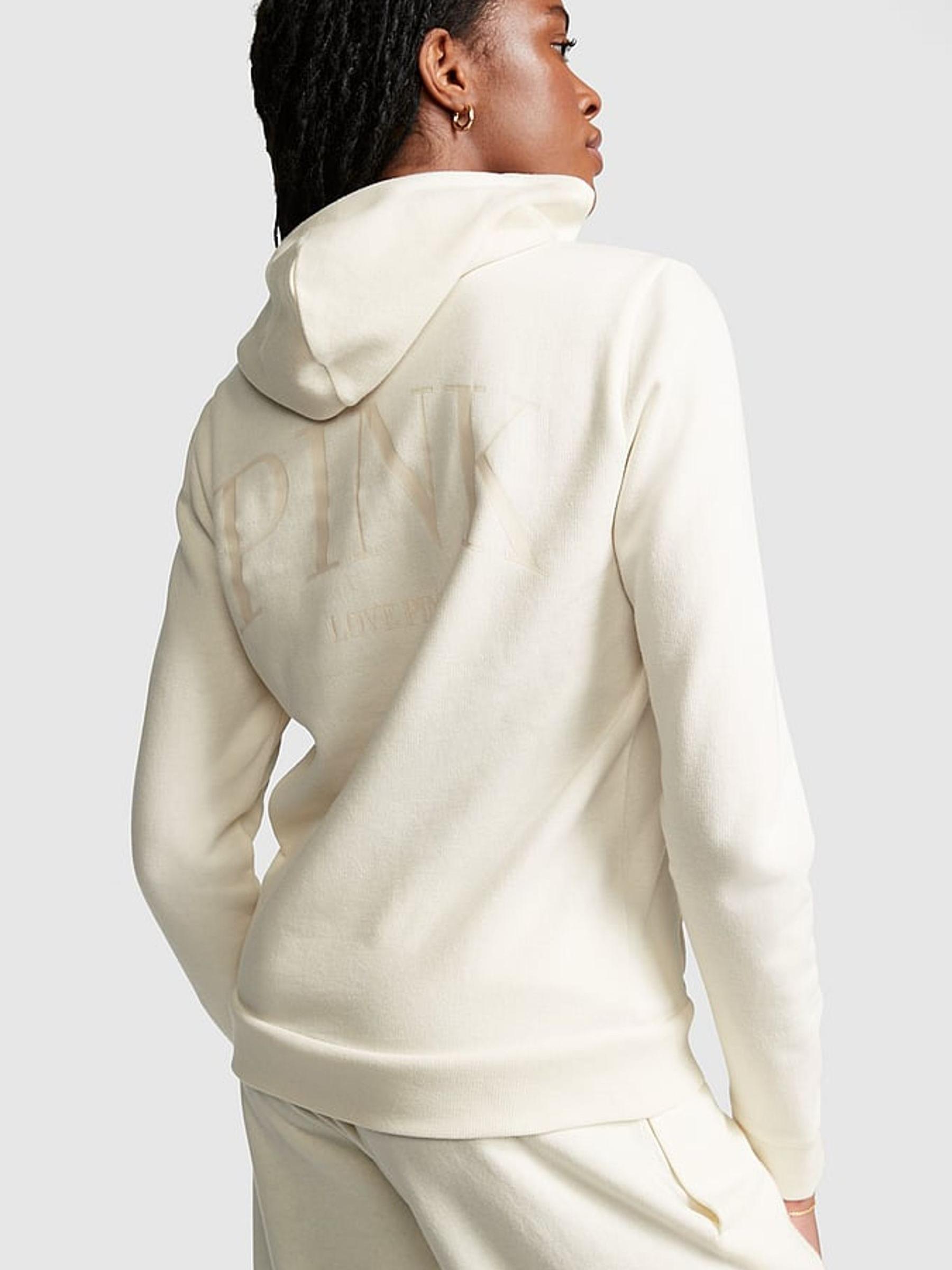 Cream Fleece ZipUp Everyday Hoodie - Image 2 of 5