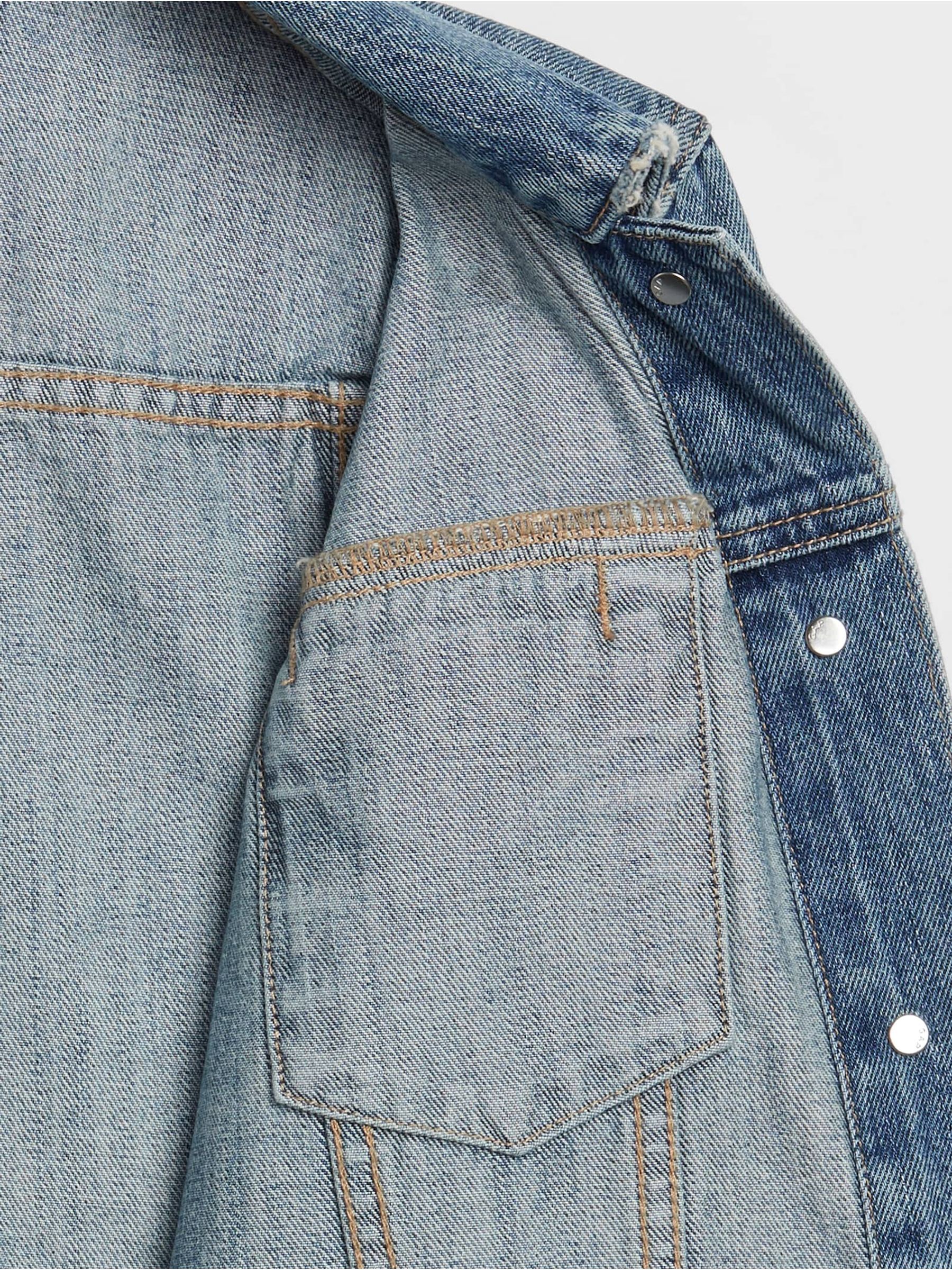 Blue Icon Denim Jacket - Image 4 of 4