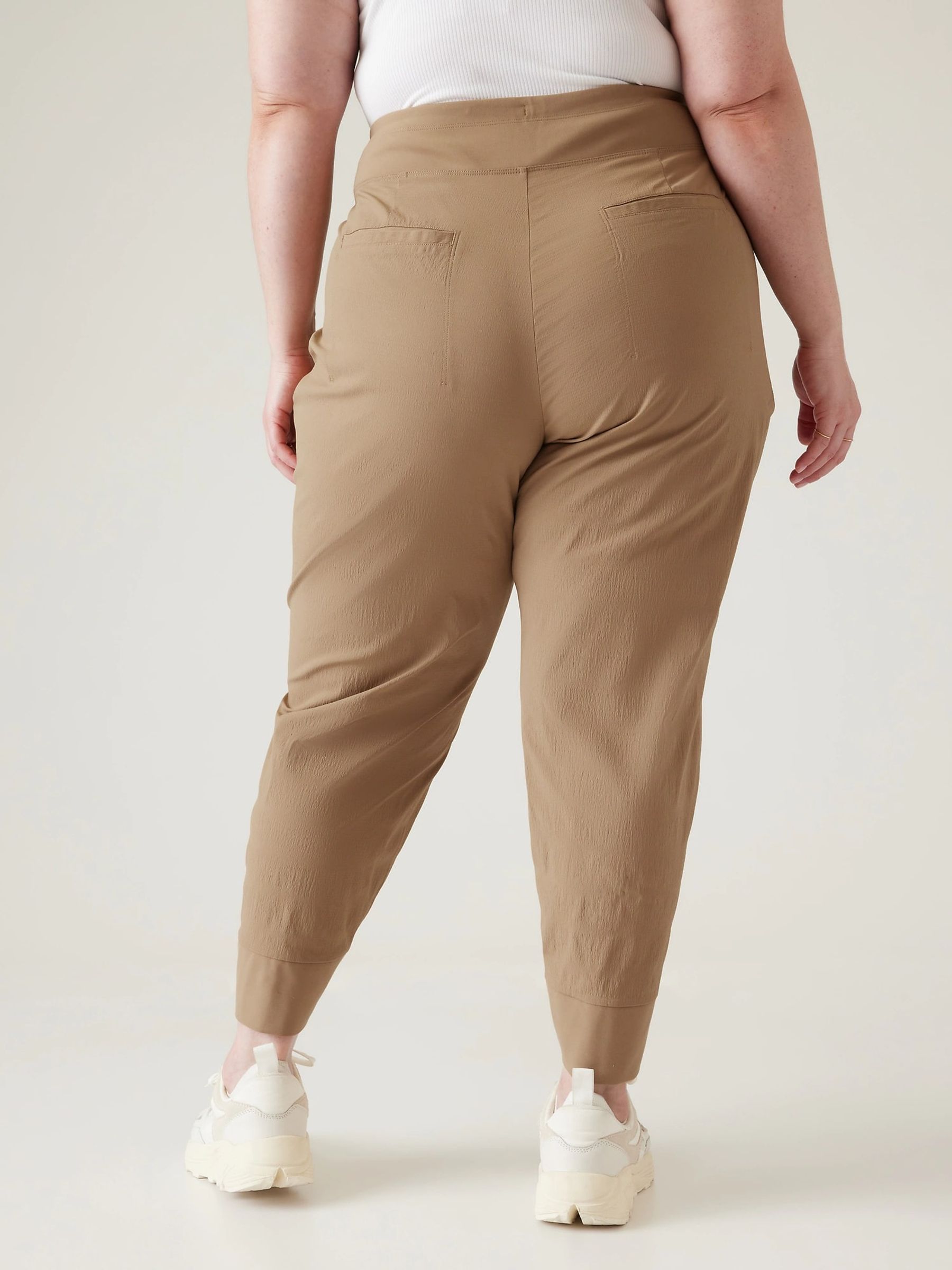 Athleta Neutral Trekkie Lightweight Ripstop Walking Joggers - Image 2 of 3