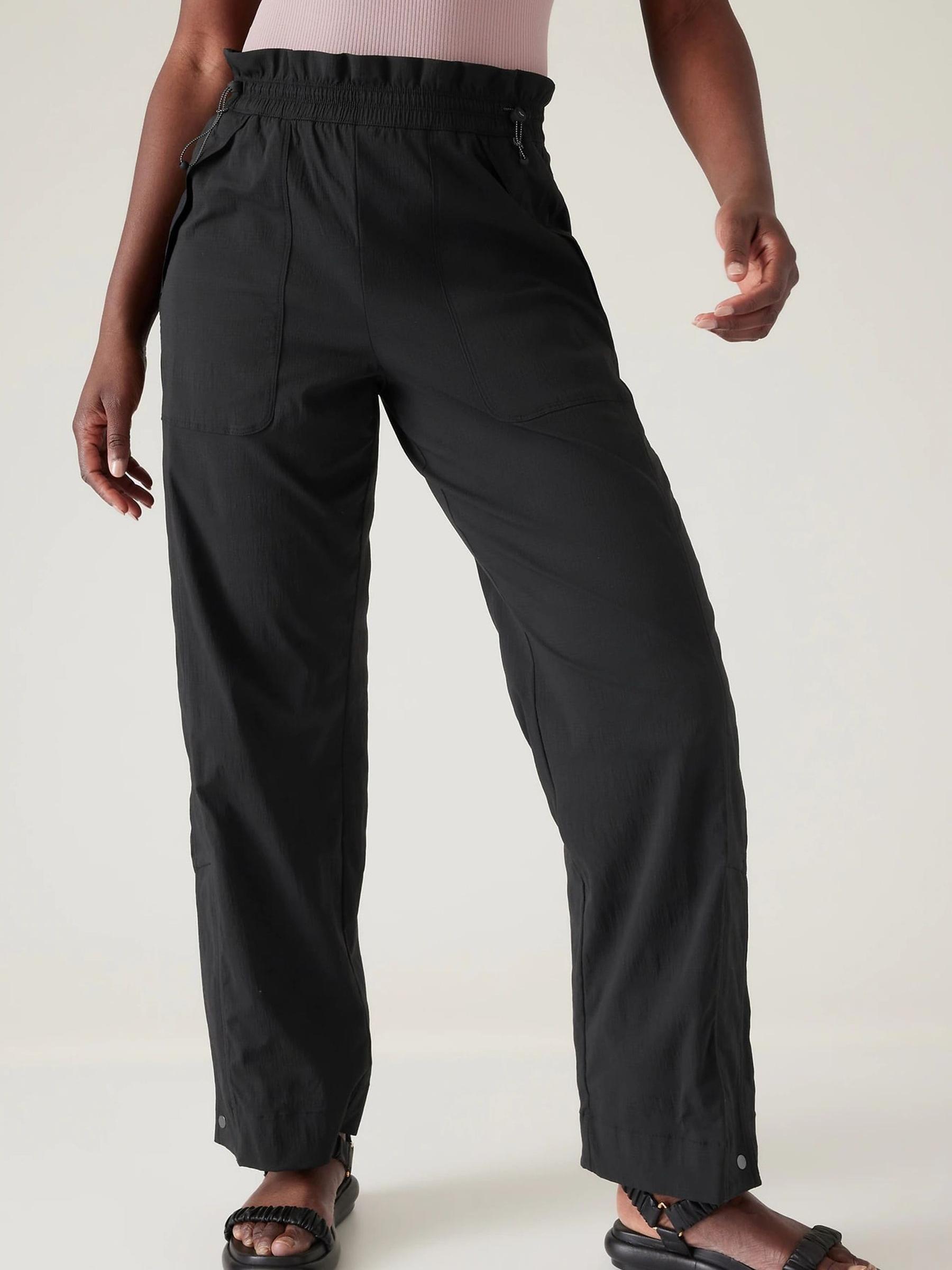 Athleta Black Trekkie Parachute Trousers - Image 1 of 1