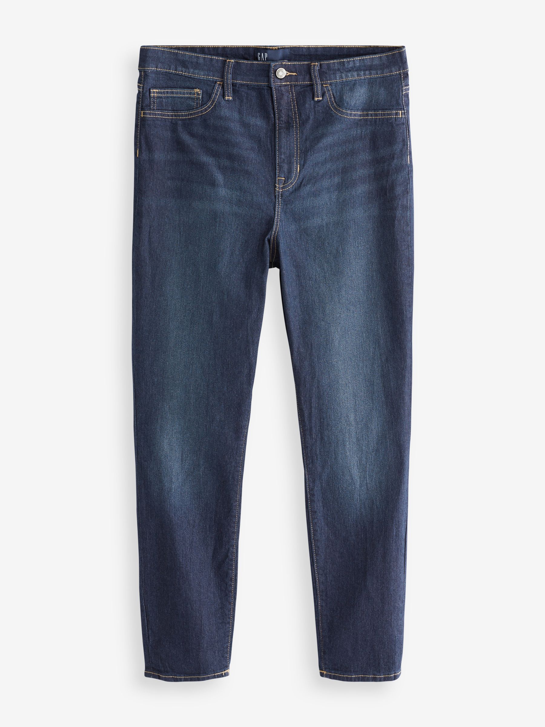 Dark Blue High Waisted Stretch Jeggings - Image 7 of 8