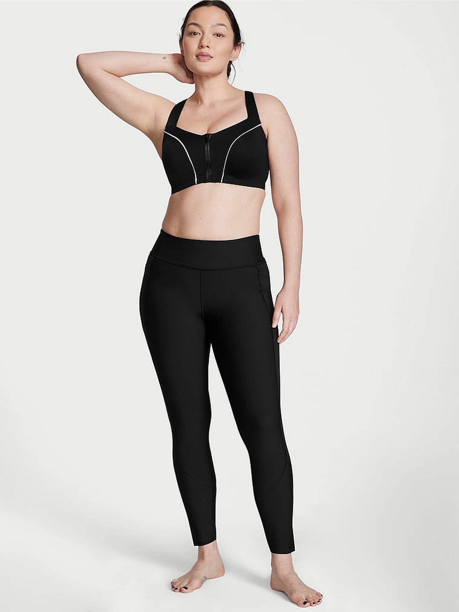 Black Total Knockout Mid Rise Legging - Image 1 of 4
