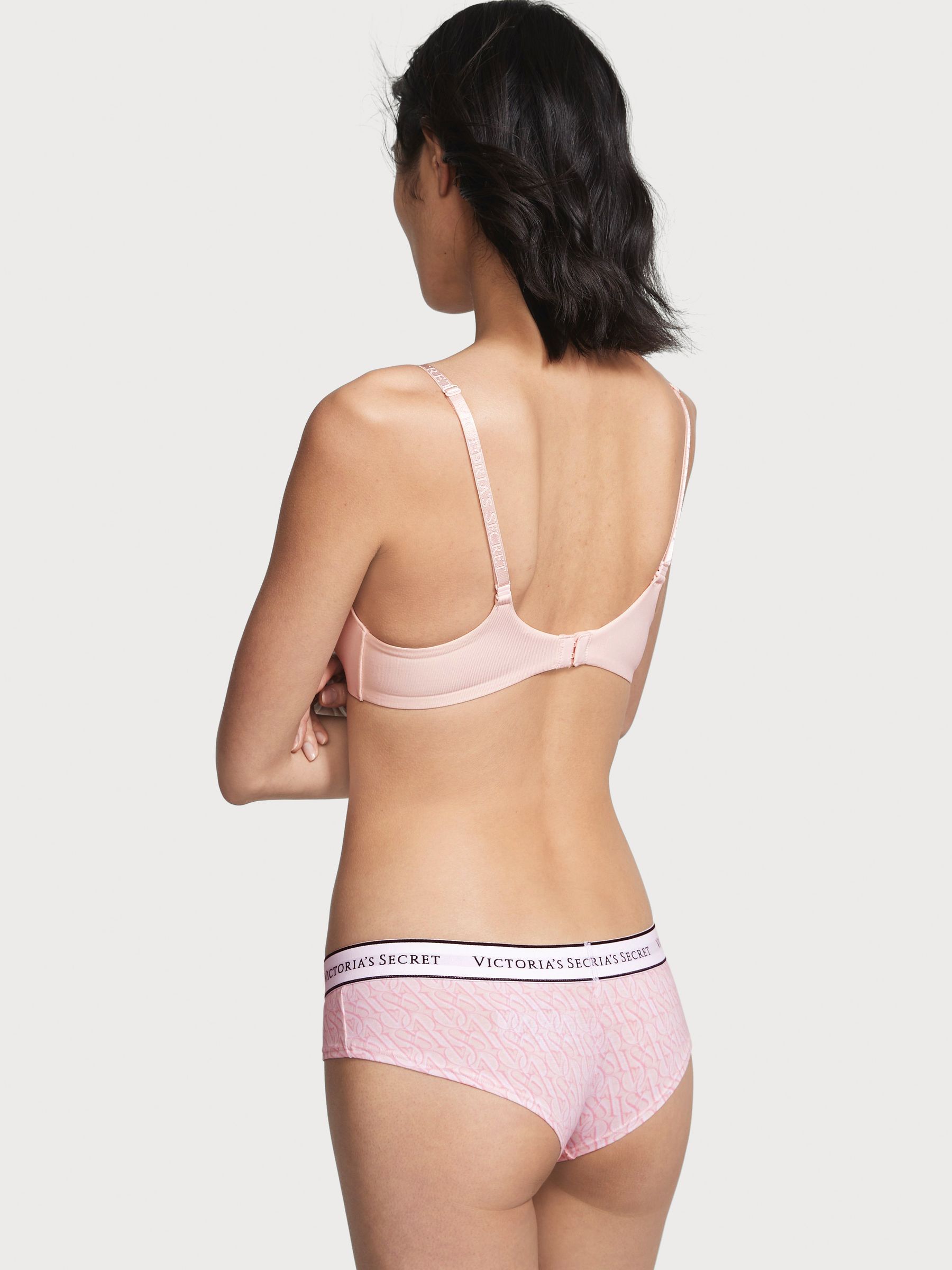 Purest Pink Geo Logo Cheeky Logo Knickers - Image 2 of 3