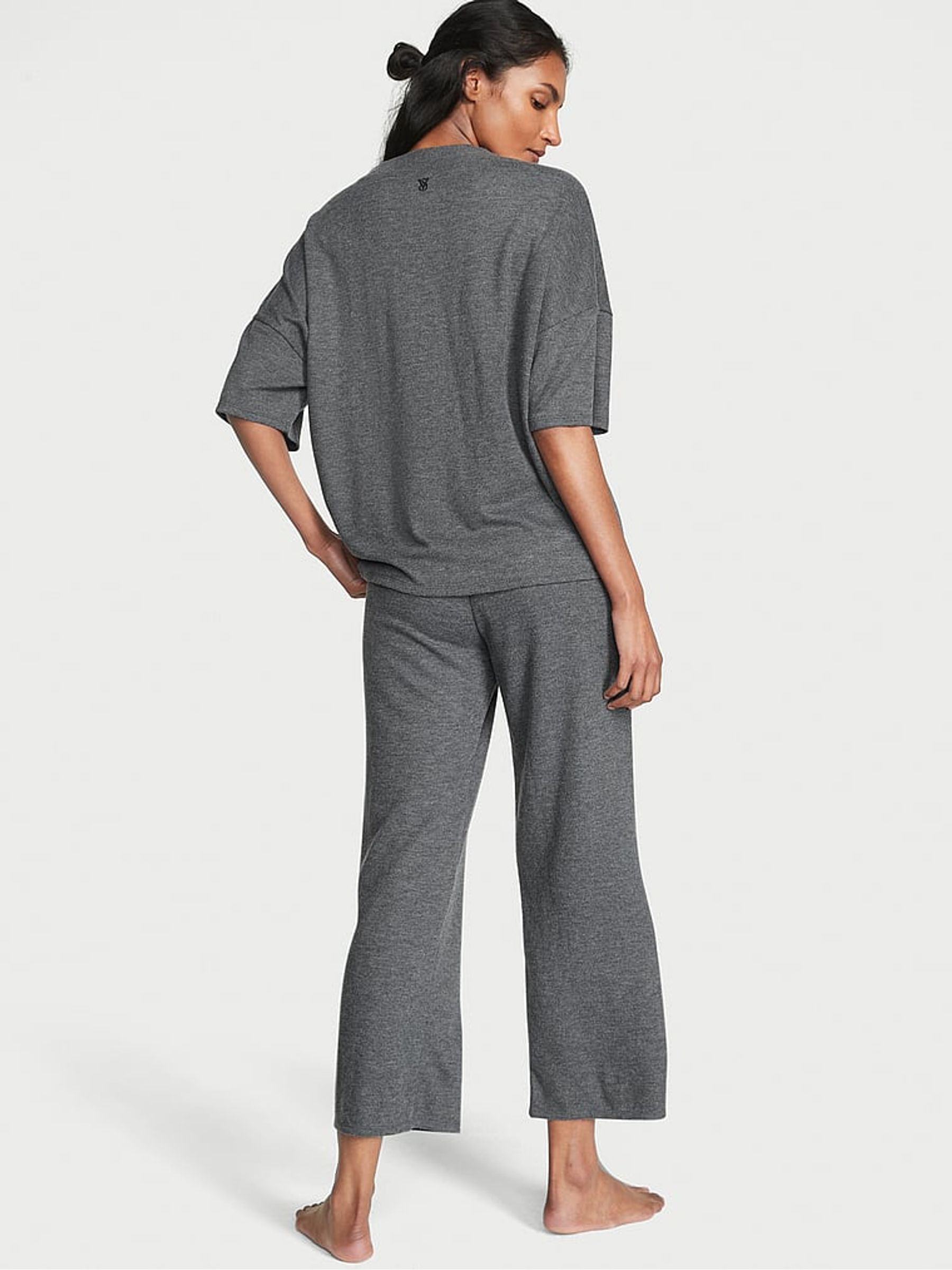 Pure Black Long Pyjamas - Image 2 of 3