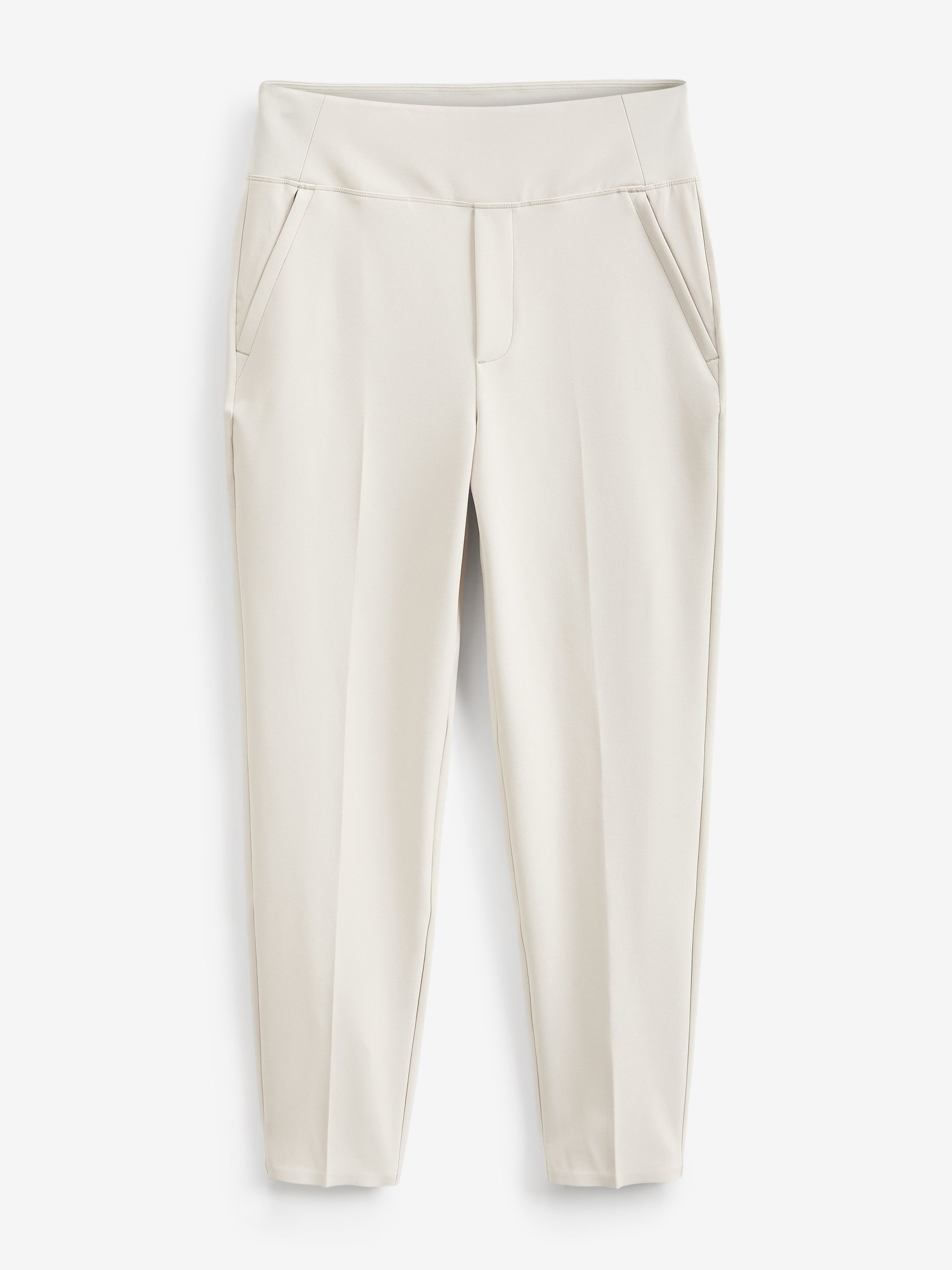 Athleta Cream Endless Mid Rise Taper Trousers - Image 7 of 7