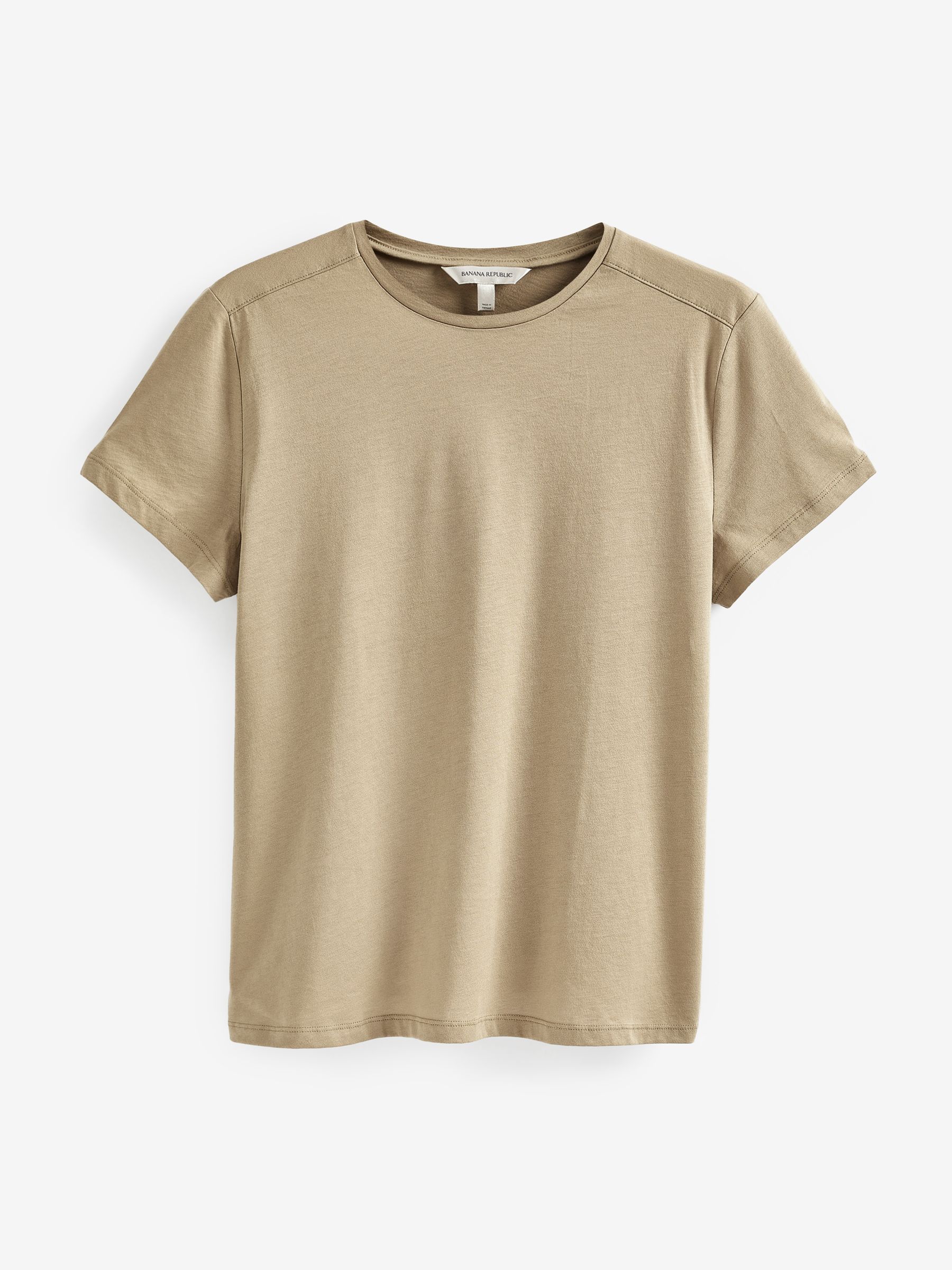 Banana Republic Brown Tissue-Weight Crew-Neck T-Shirt - Image 4 of 4