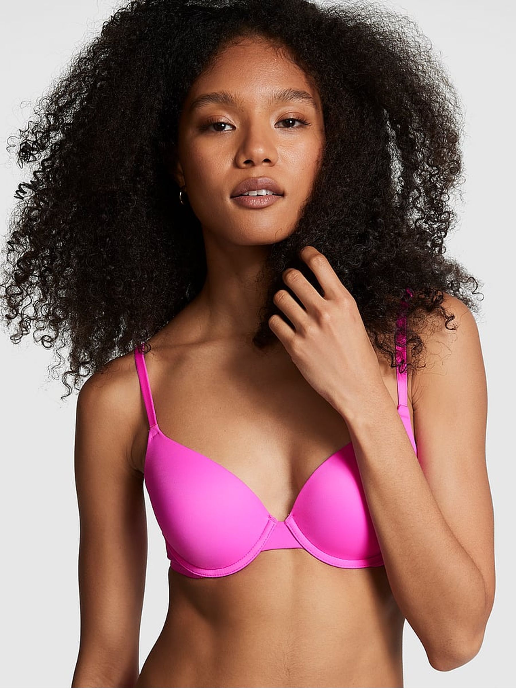 Pink Berry Smooth Push Up Bra - Image 1 of 4