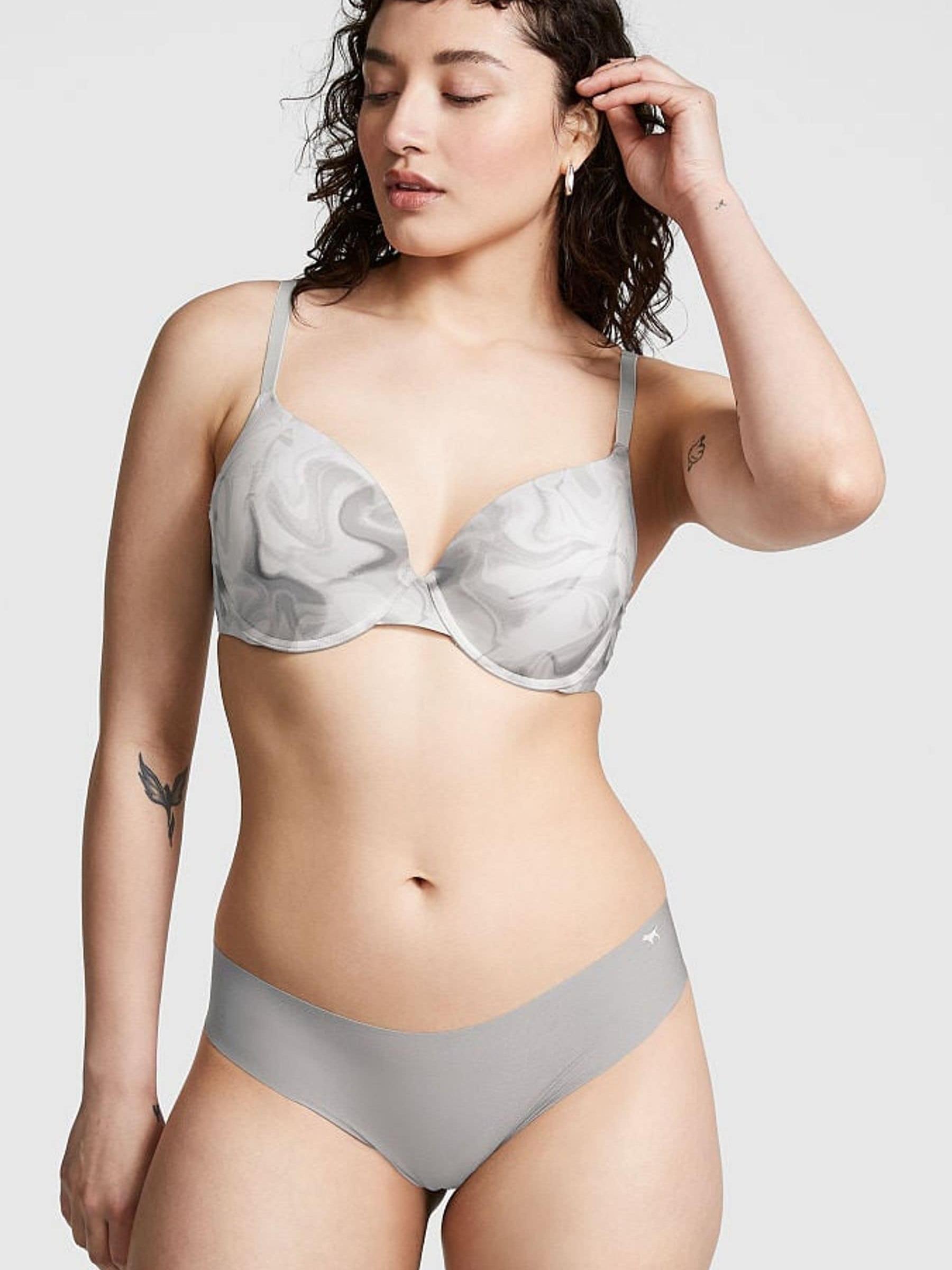 Grey Blur Push Up Bra - Image 1 of 4