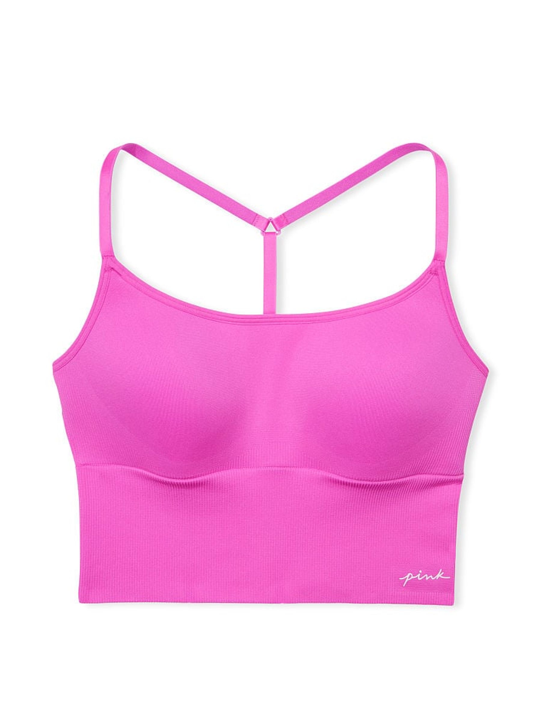 Pink Berry Seamless Air Sports Bra - Image 3 of 3