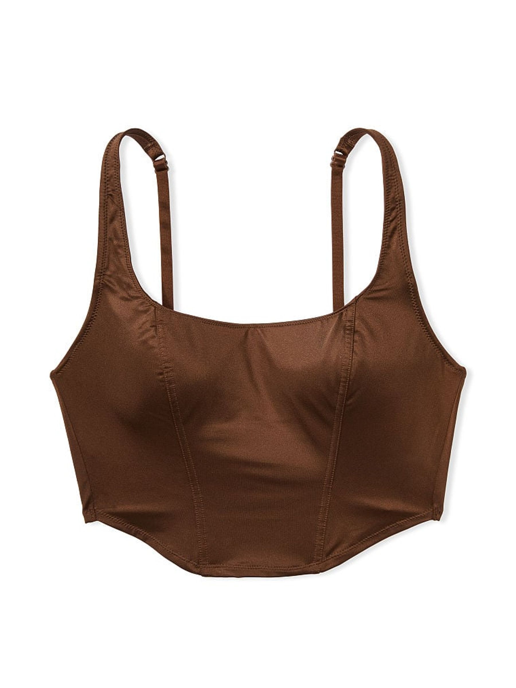 Chocolate Kiss Nude Satin Corset - Image 4 of 4