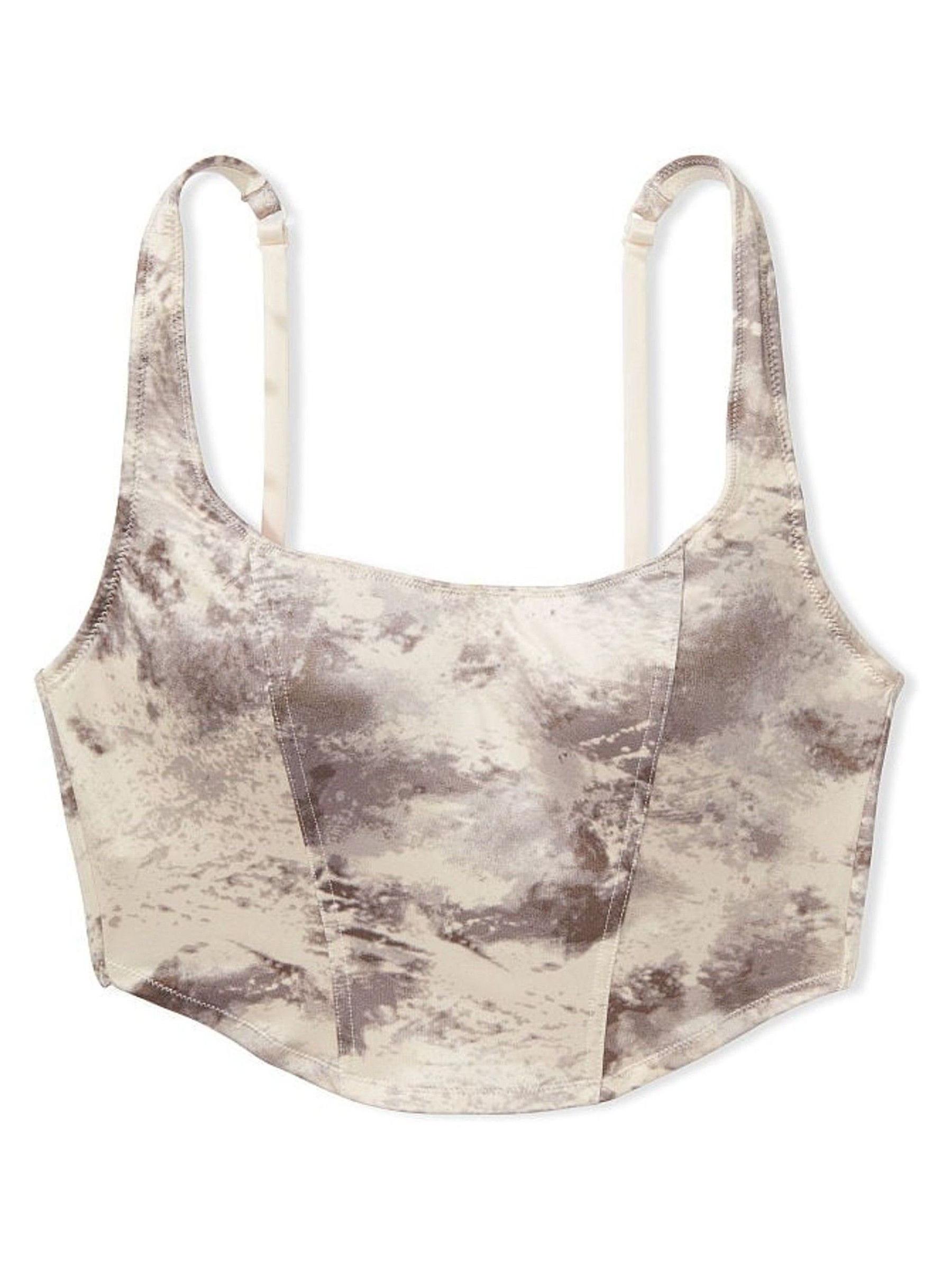 Cream Camo Satin Corset - Image 3 of 3
