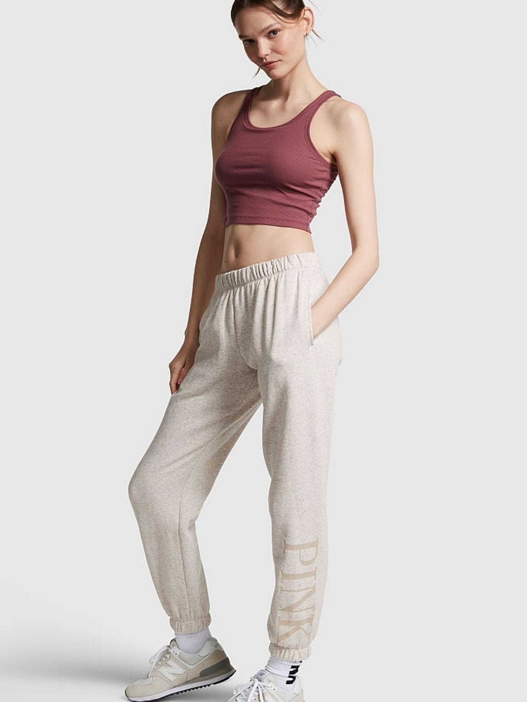 Heather Oatmeal Beige Everyday Fleece Classic Joggers - Image 1 of 2