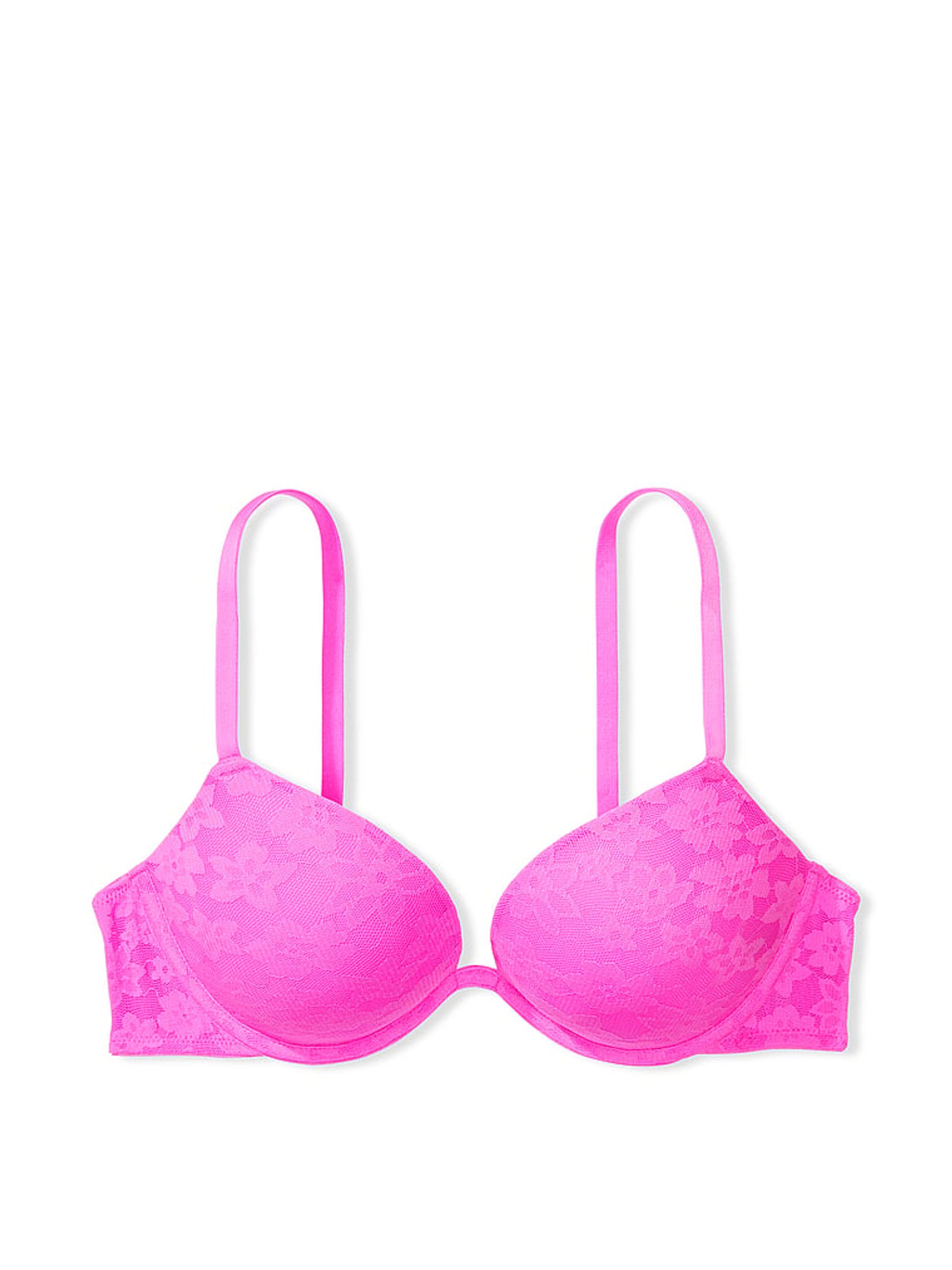 Pink Berry Lace Super Push Up Bra - Image 3 of 3