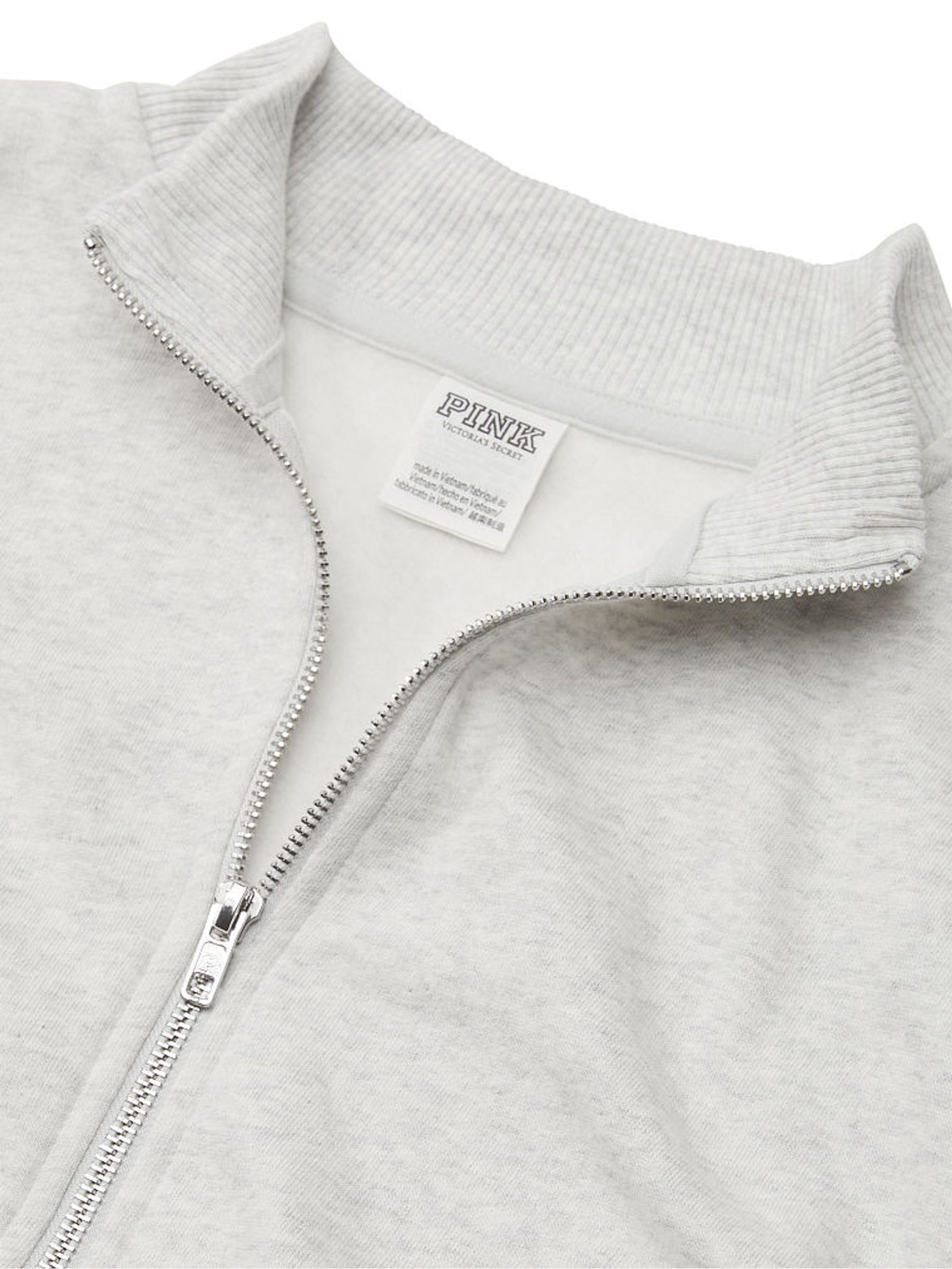 Heather Stone Grey  Fleece Sweatshirt - Image 2 of 2