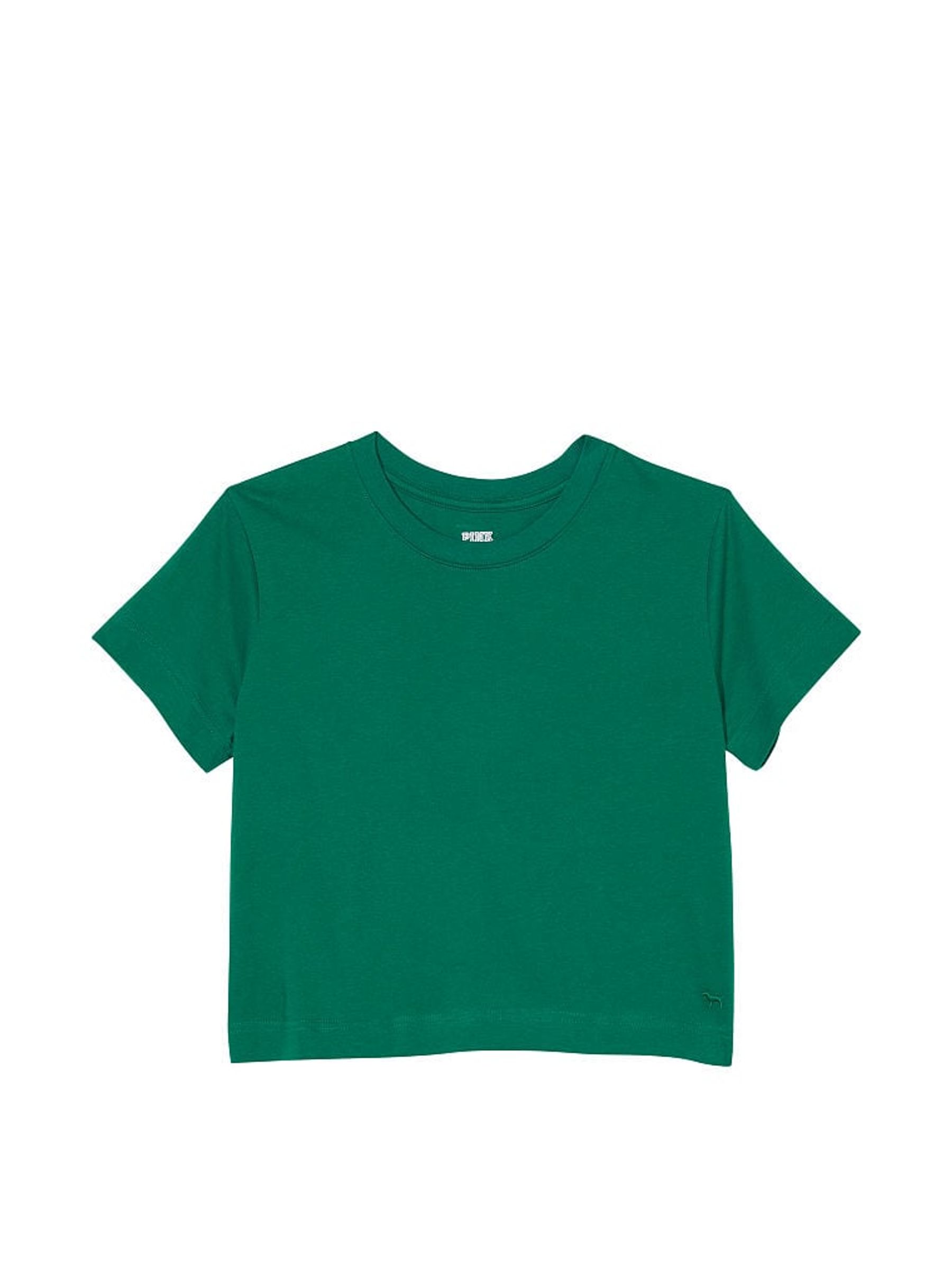 Garnet Green Short Sleeve Shrunken T-Shirt - Image 4 of 4